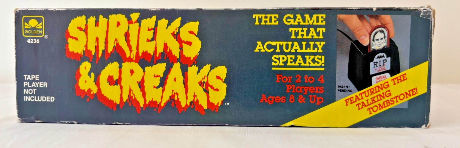 Vintage Shrieks & Creaks Board Game | Golden | 1988 | 100% Complete | Used