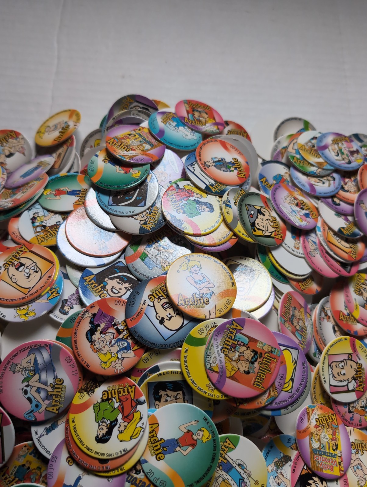 Pogs Pog Lot Archie Mix Lot Of 1000
