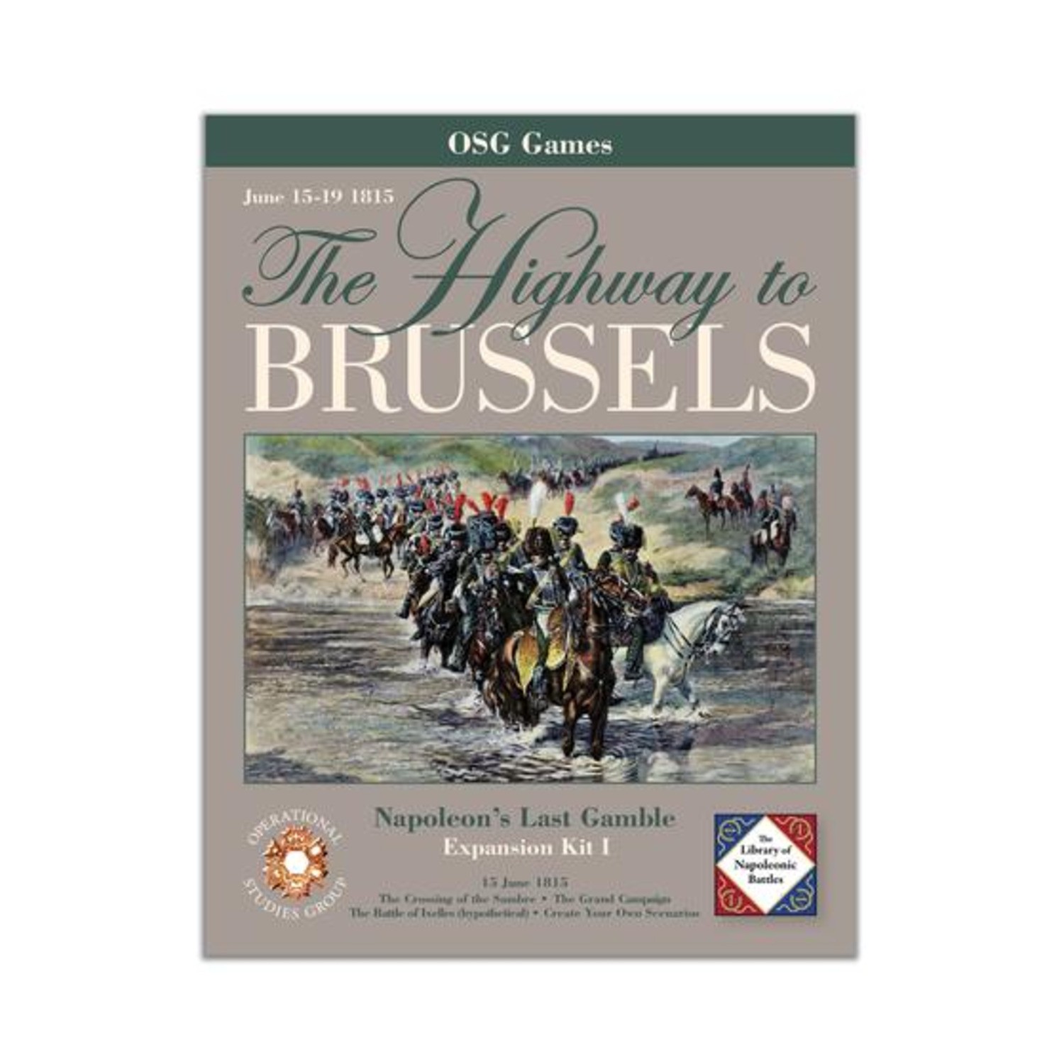 OSG Wargame Napoleon’s Last Gamble – The Highway to Brussels Bag New