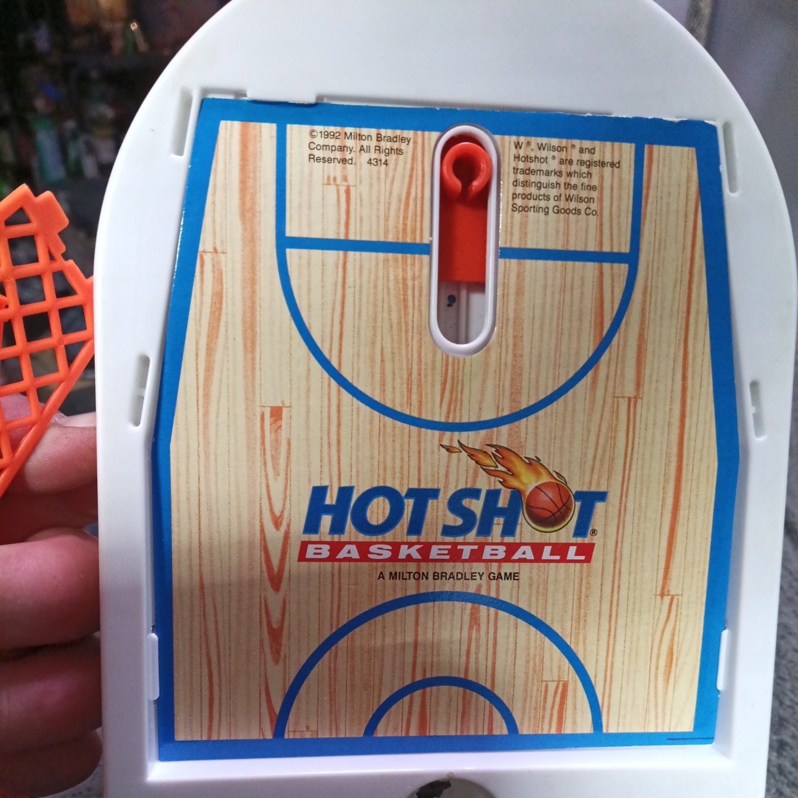 Vintage MB Hot Shot Basketball Travel Game Milton Bradley Complete Tested