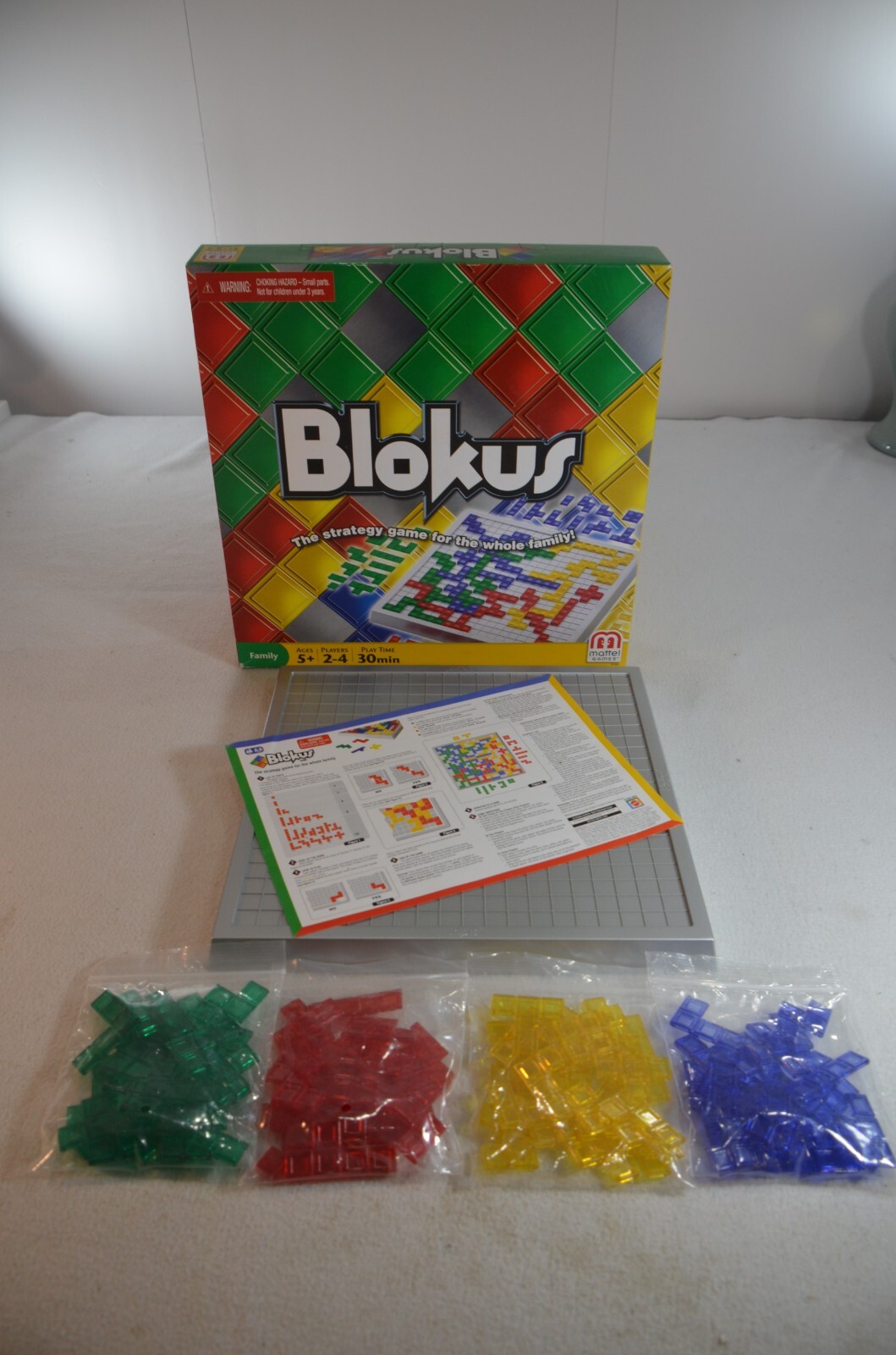 Blokus Game Mattel Ages 5-Up 2-4 players 2012 Complete
