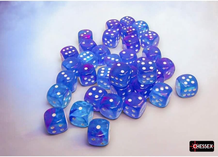 Chessex – Nebula 12mm D6 Dice Block – Aura