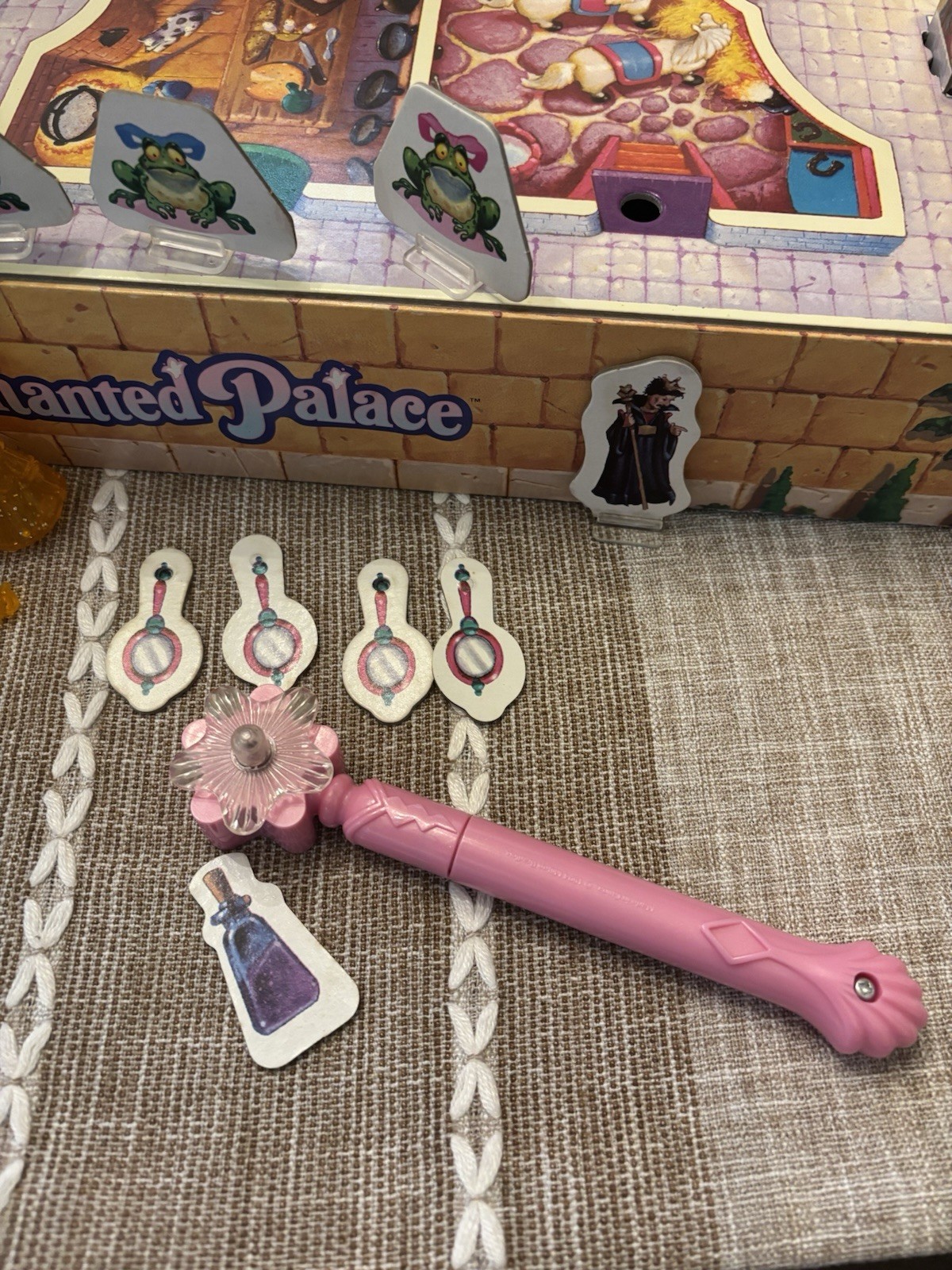 Milton Bradley Electronic Enchanted Palace Fantasy Board Game Complete, Ages 6+