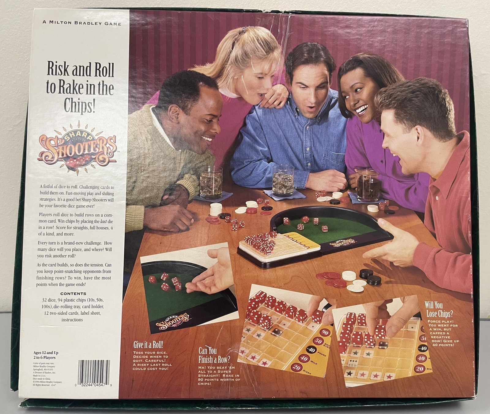 RARE Sharp Shooters Dice Game CONTENTS ARE 100% Complete & MINT!
