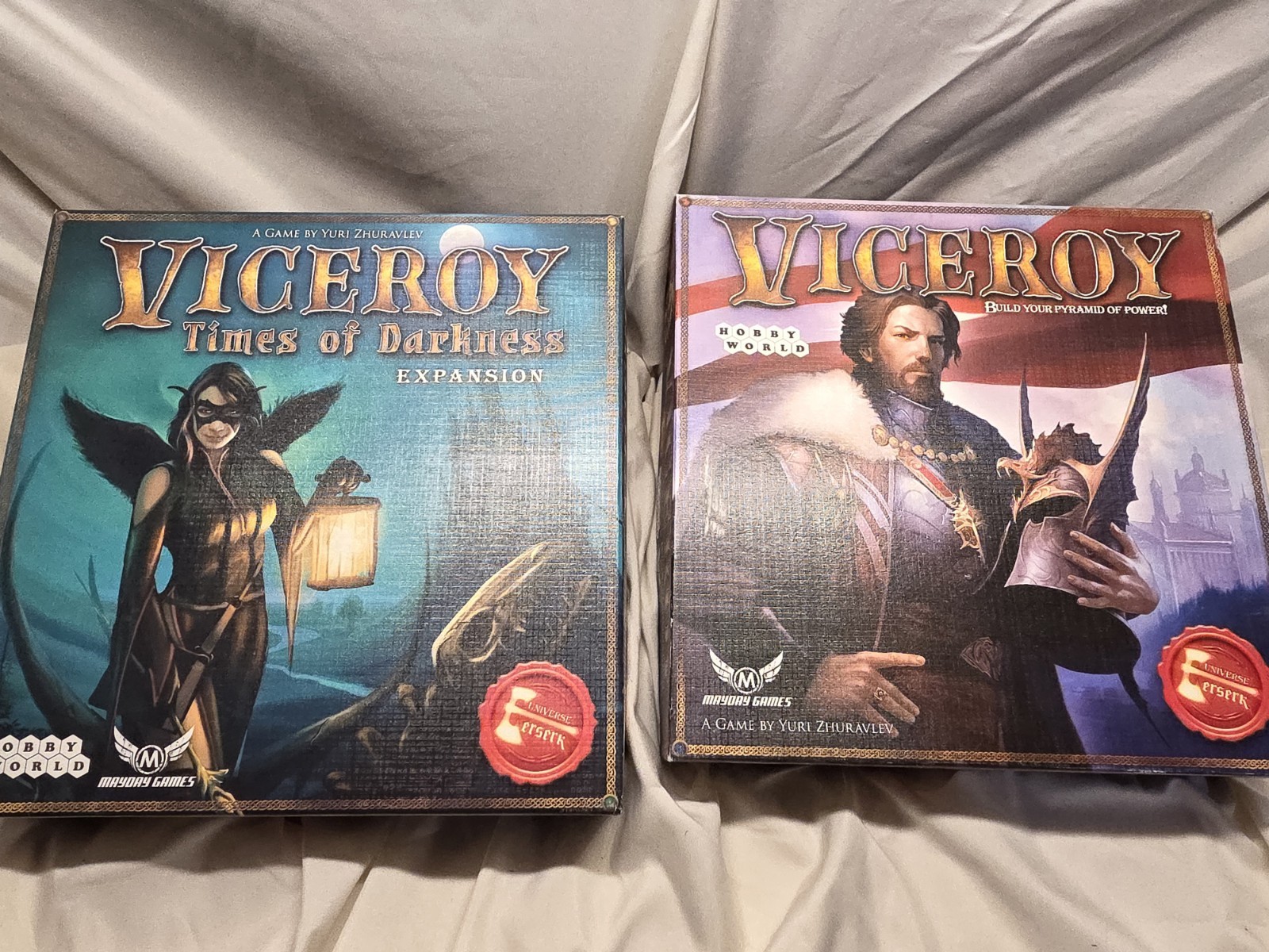 Viceroy Times of Darkness Expansion VG Cond, Strategy Board Game Complete w/gems