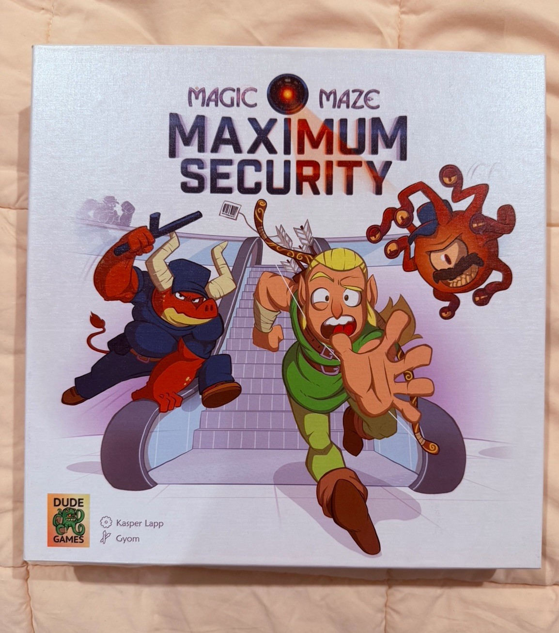 Magic Maze Base Game AND Maximum Security Expansion – READ Description