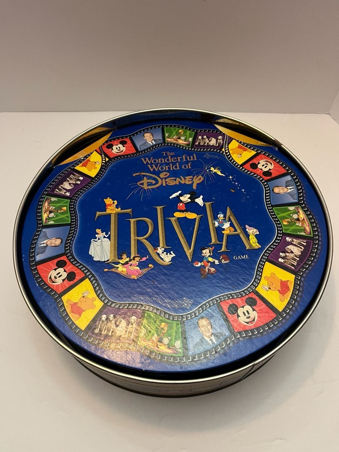 1997 The Wonderful World of Disney Trivia Game in Collector Tin by Mattel