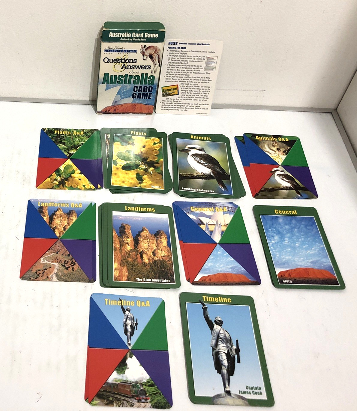 Steve Parish: Discover & Learn Q & A about Australia Card Game 2 – 5 Players