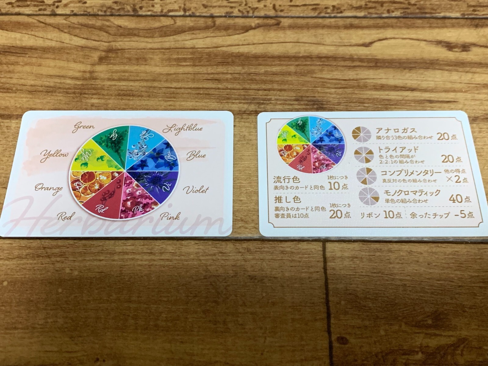 Herbarium 2-5 players 20-30 mins Set Collection Board Game Sai Beppu New Japan