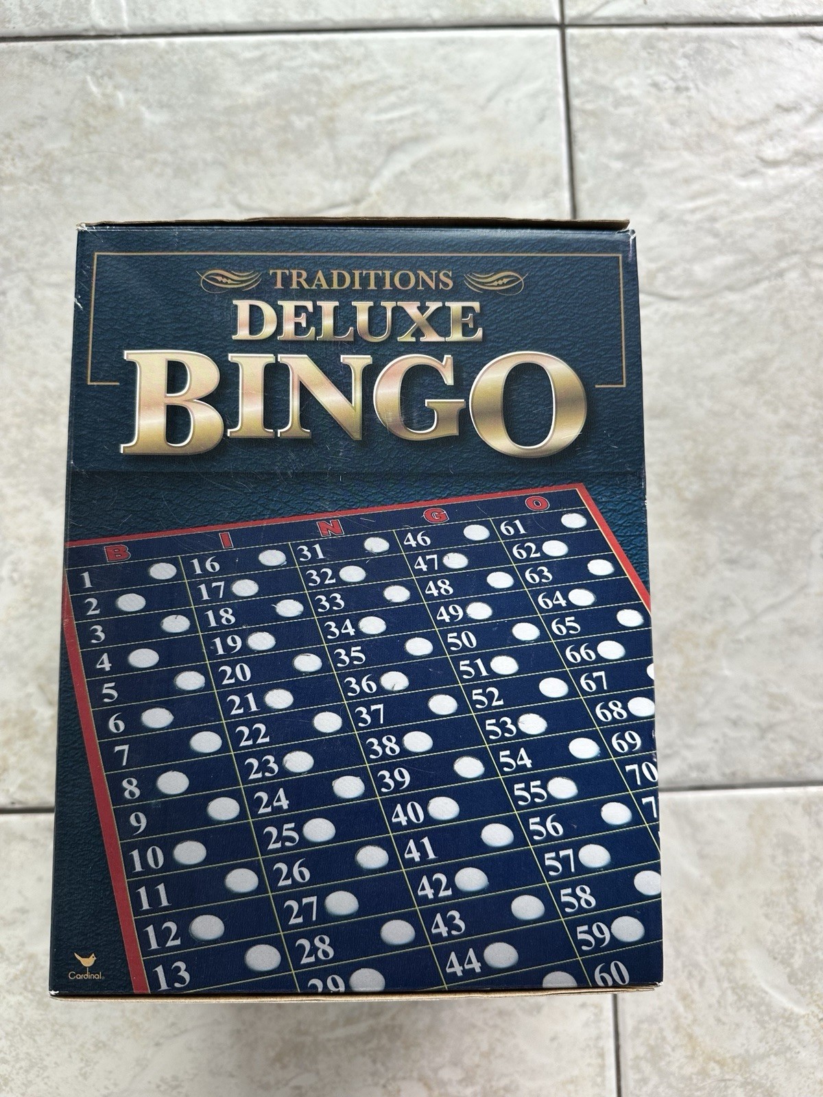 Cardinal Games – Traditions Deluxe Bingo Set – Plastic Bingo Cage With 75 Balls