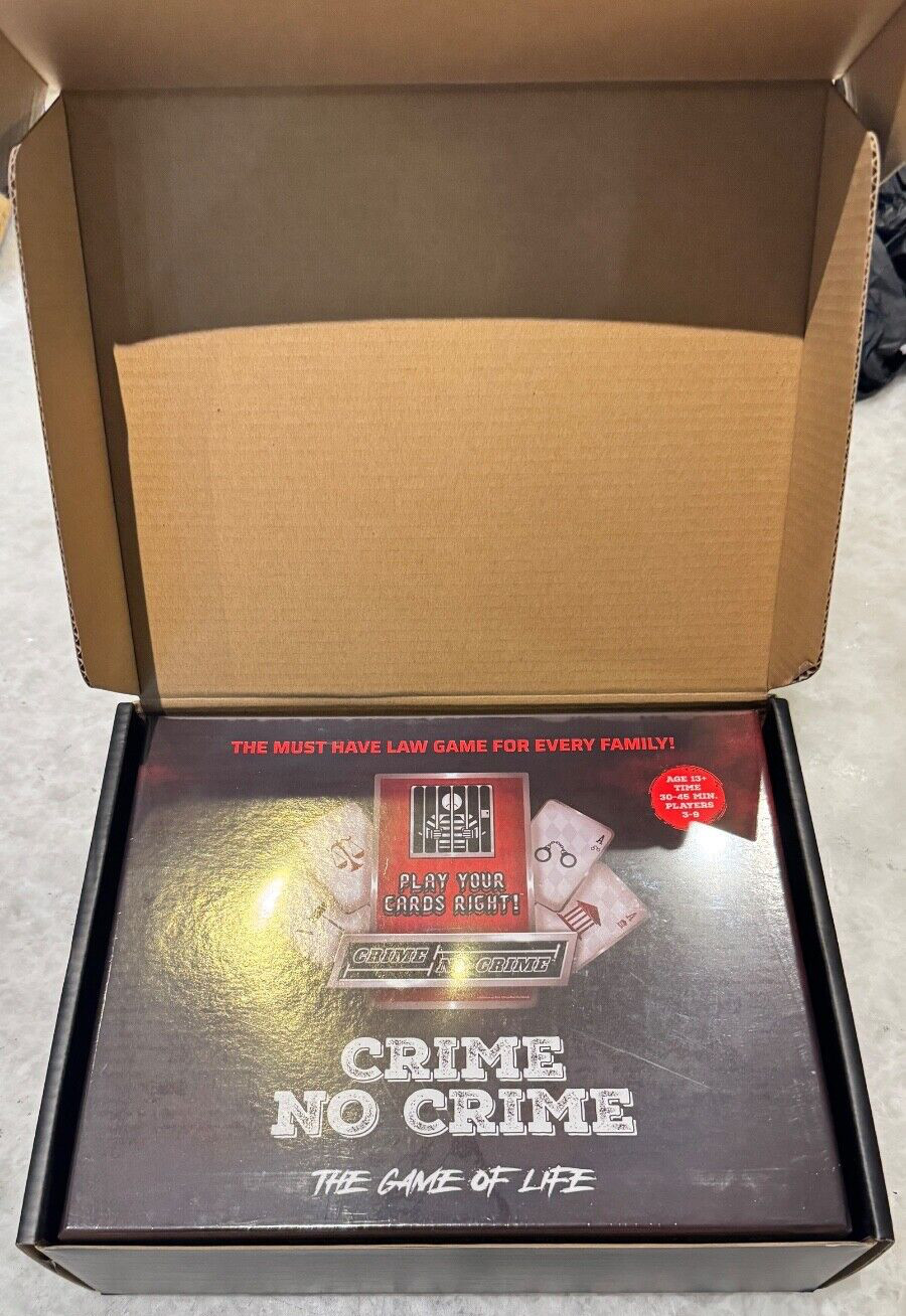 Crime No Crime Law Game of Life | Brand New!