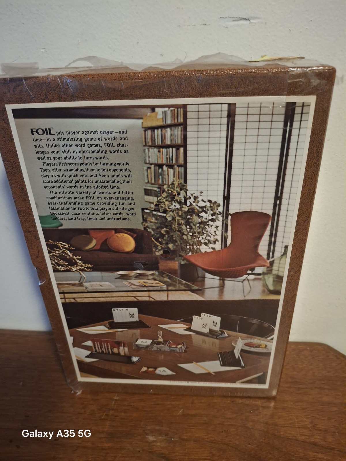 FOIL Challenging Game Of Words And Wits 3M 1968 Bookshelf – New / Sealed