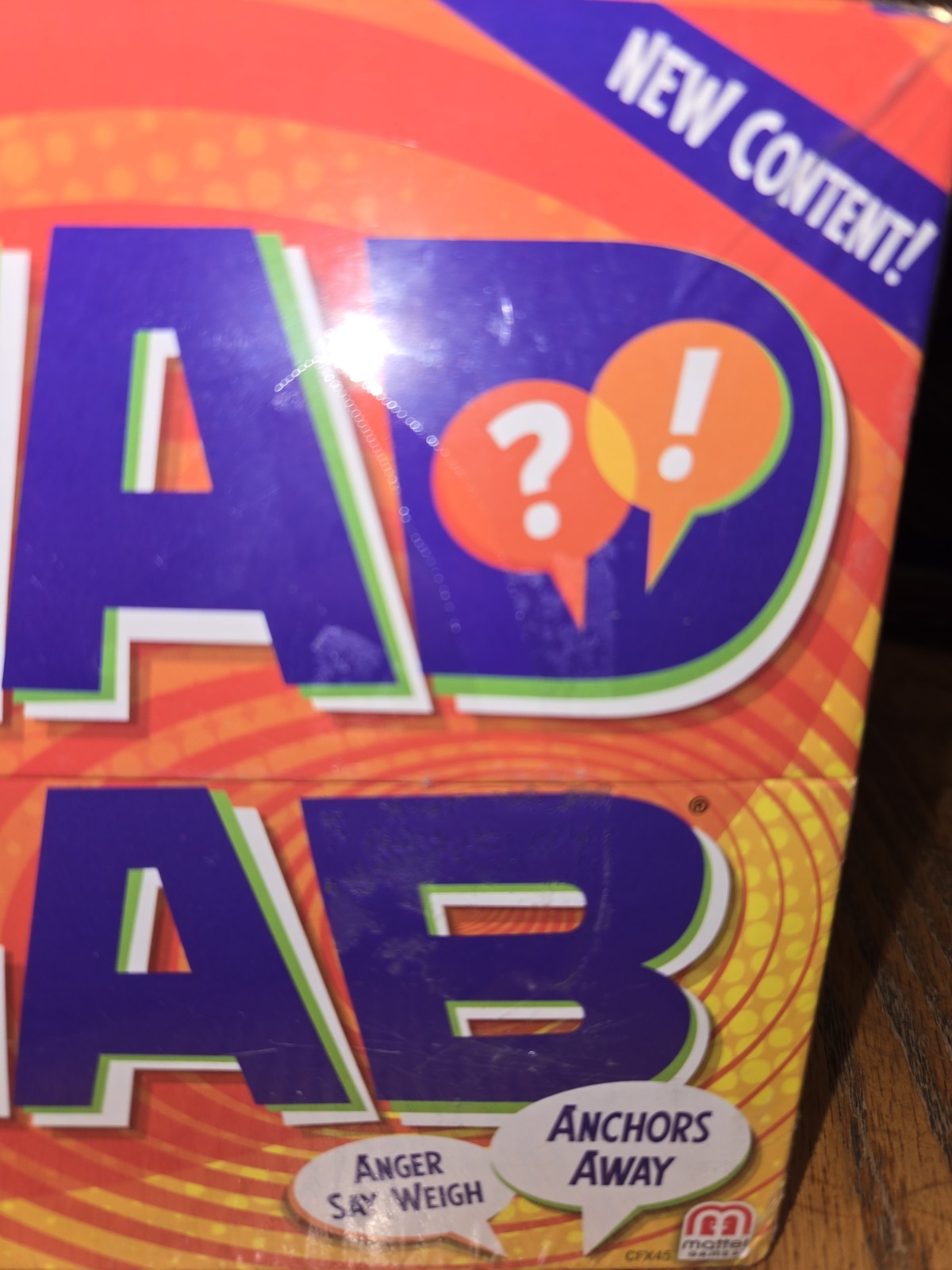 Mad Gab Party Card Game by Mattel 2014 – Brand New Sealed