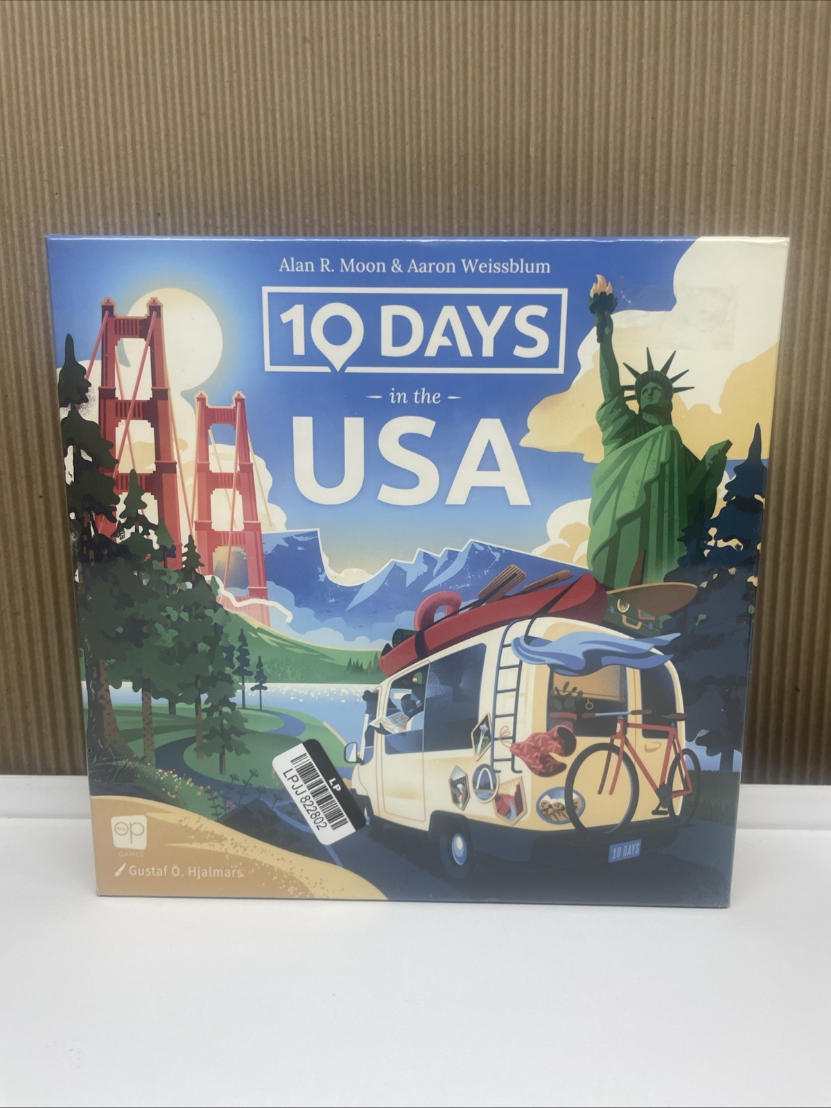 10 Days in the USA Board Game The OP Games Family Adult & Kids New Sealed