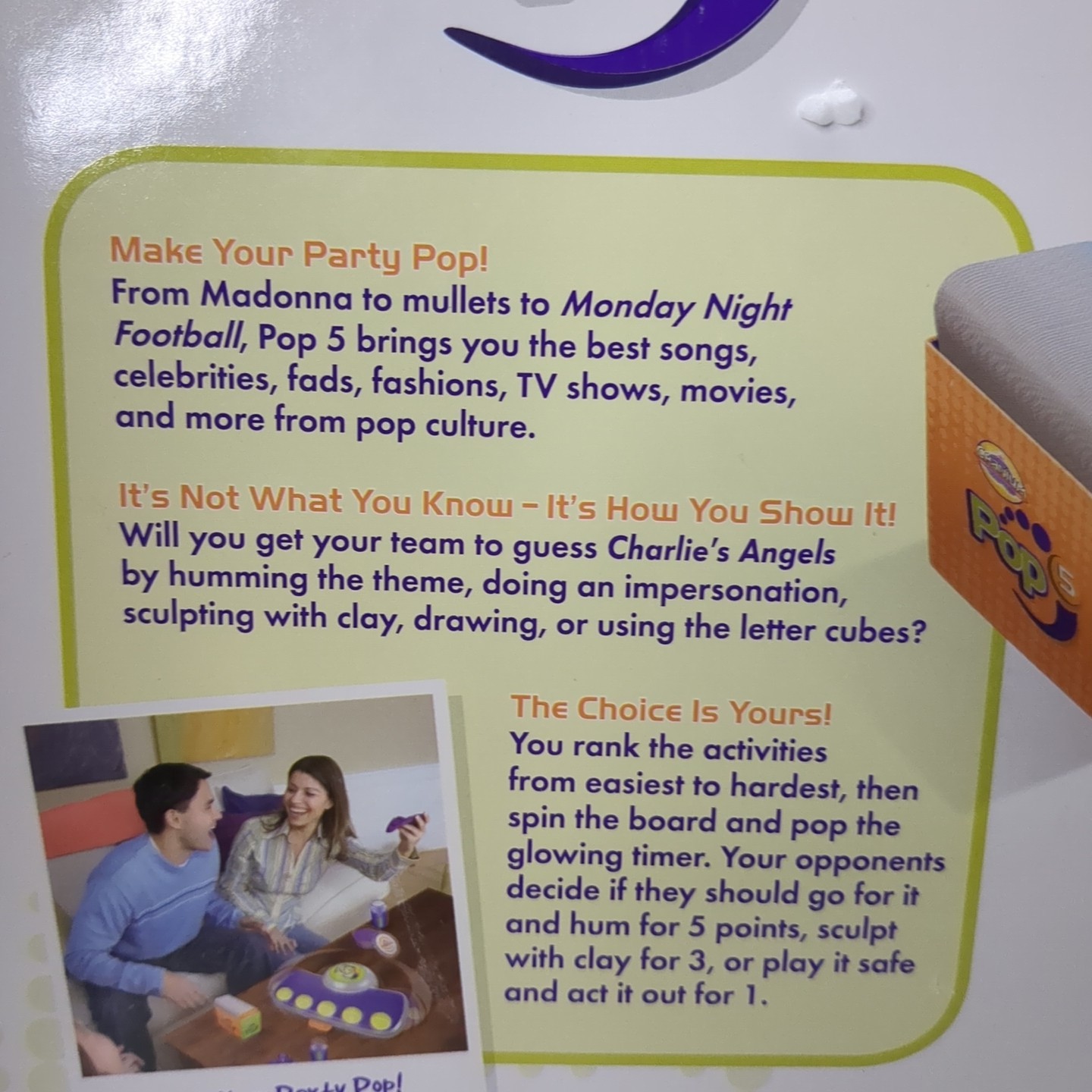 Cranium Pop 5 Adult Pop Culture Console Game 2006 NIB