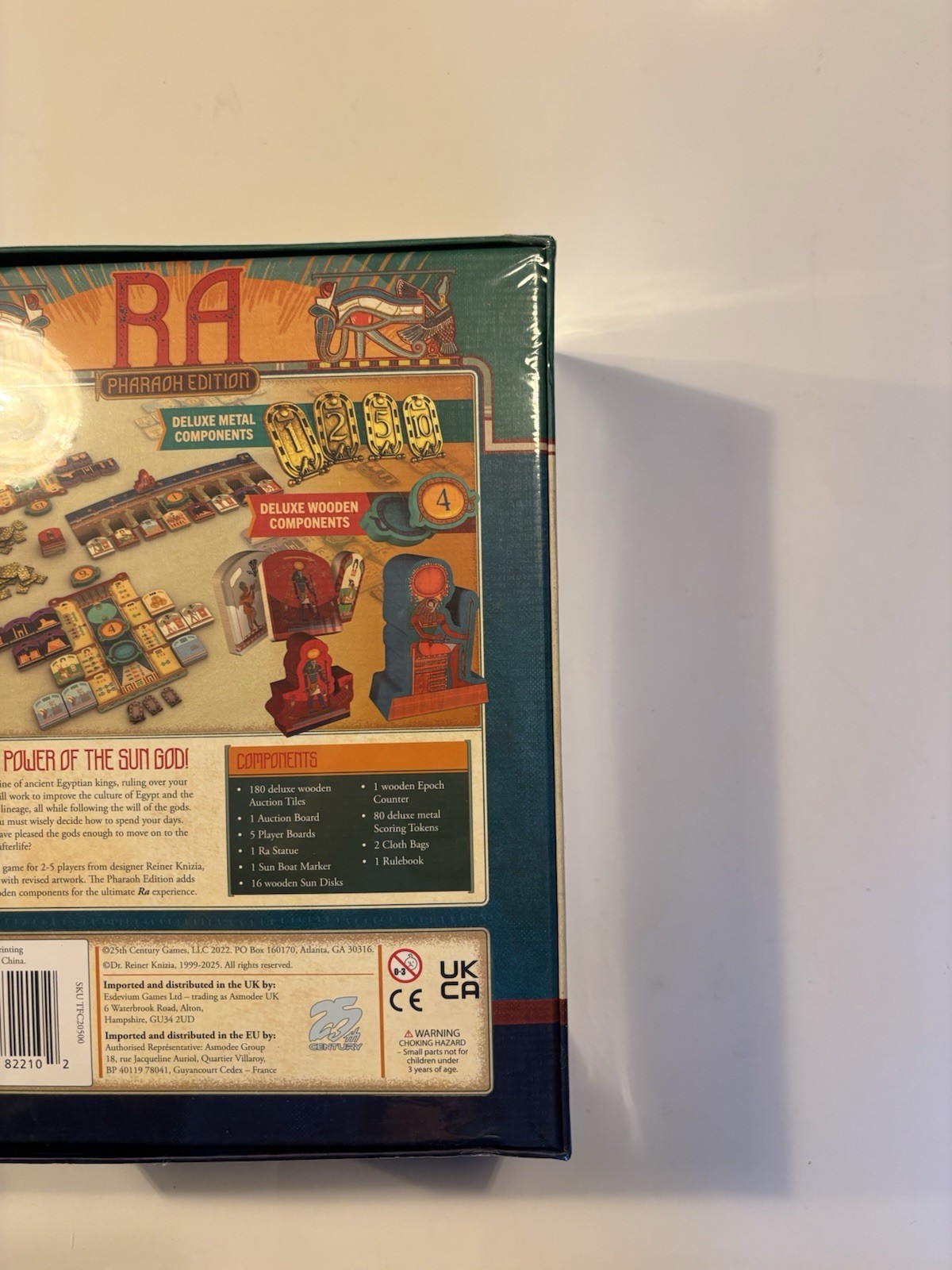 RA Deluxe Pharaoh Edition & Trader Expansion Set sealed