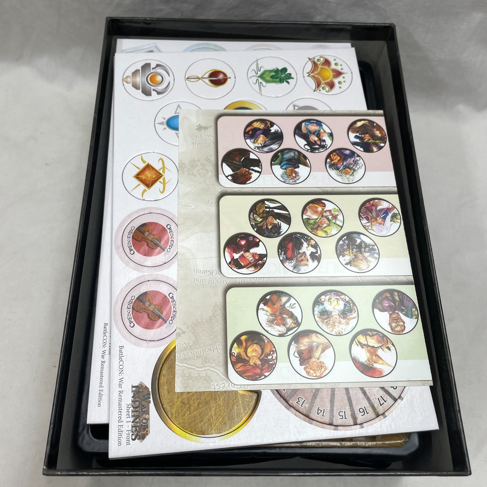 Battlecon World of Indines Board Game Level 99 Games 2014 Unplayed EX/NM+