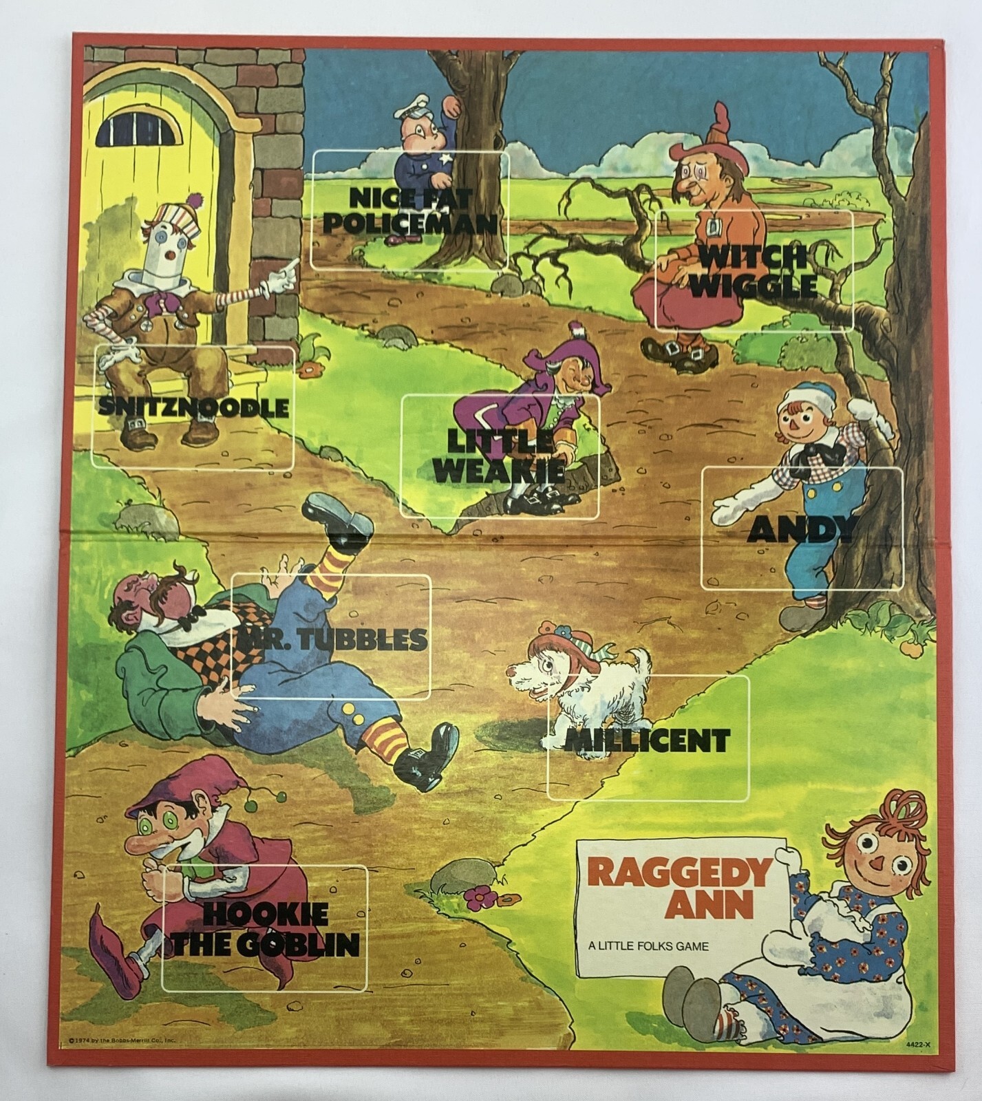 1974 Raggedy Ann A Little Folks Game Milton Bradley New Old Stock Pieces Sealed
