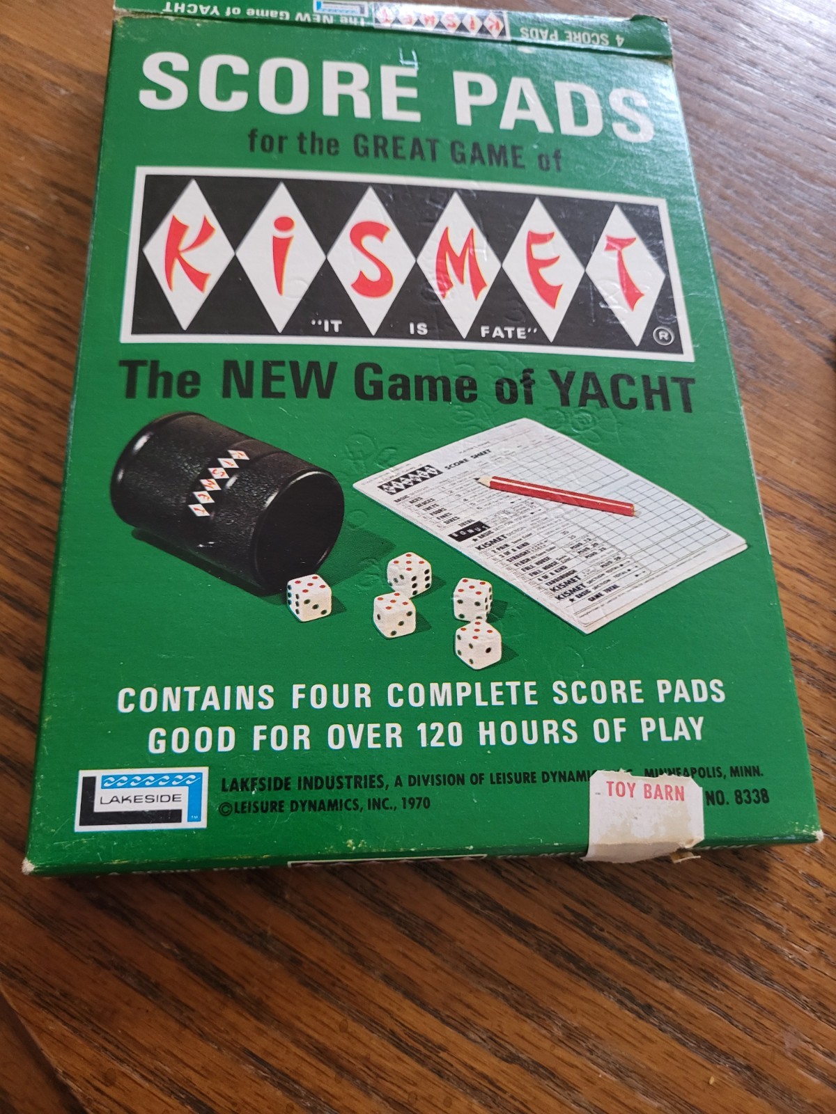 Kismet Score Pads Sheets 3 pads
