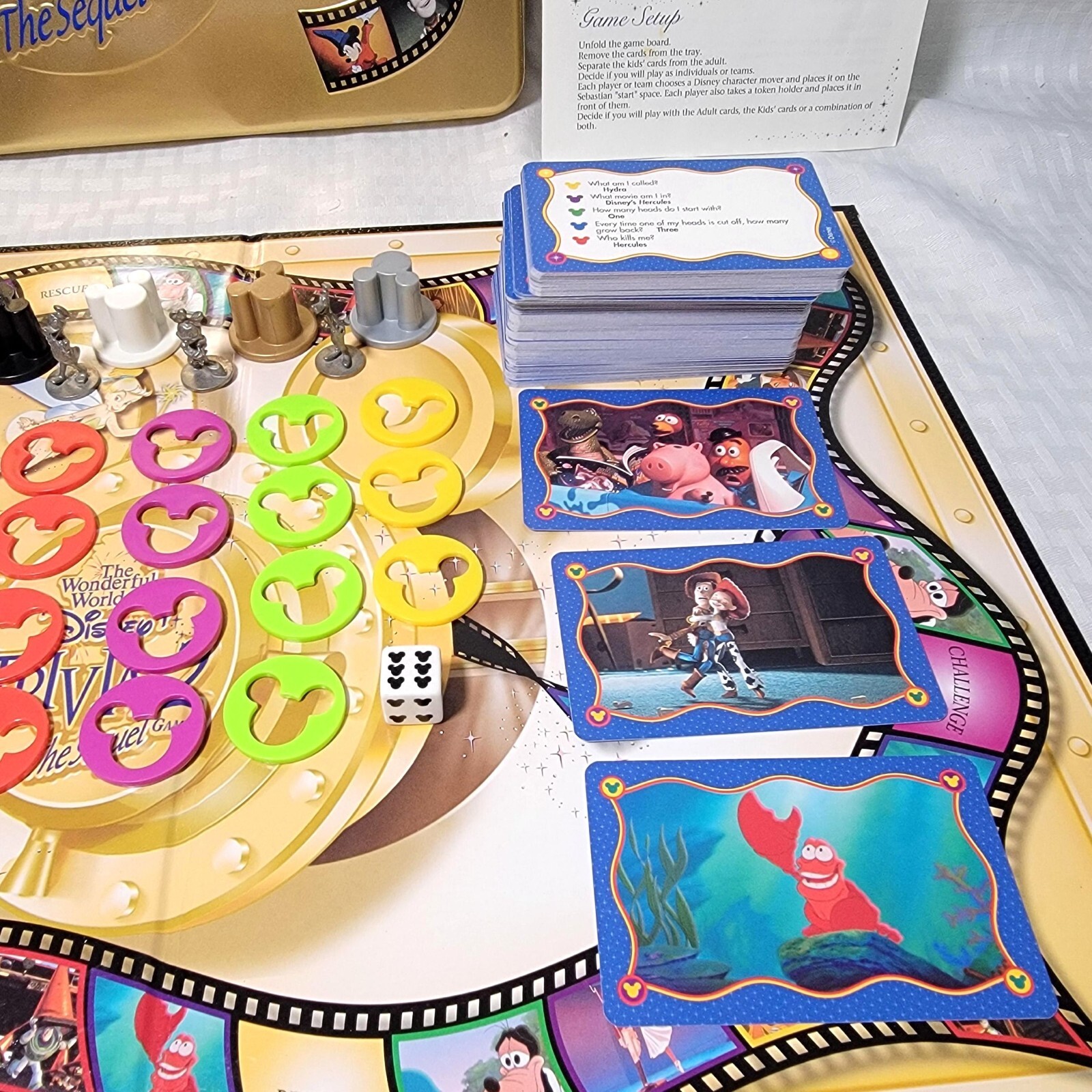 The Wonderful World of Disney, Trivia 2 The Sequel Game, Tin Box, 99.9% Complete