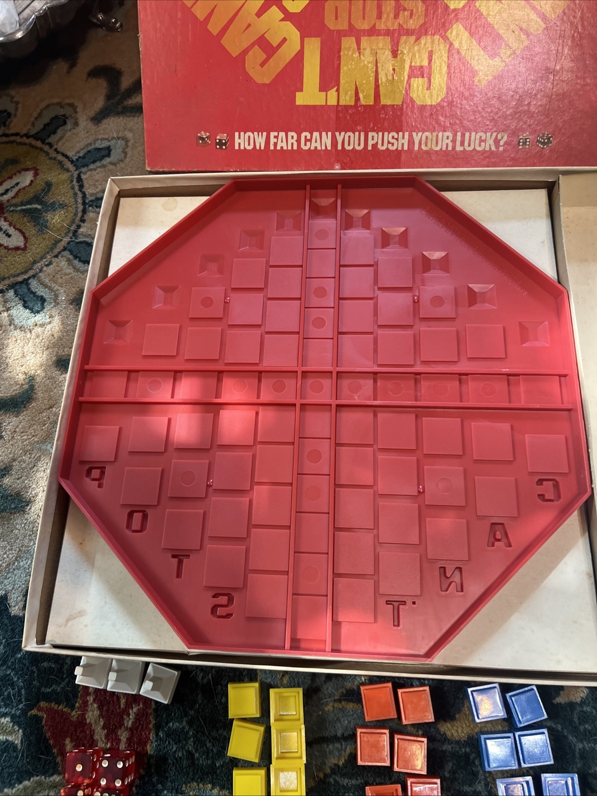 Vintage 1980 Parker Brothers: CAN’T STOP Board Game SEE DESCRIPTION PLEASE!!!