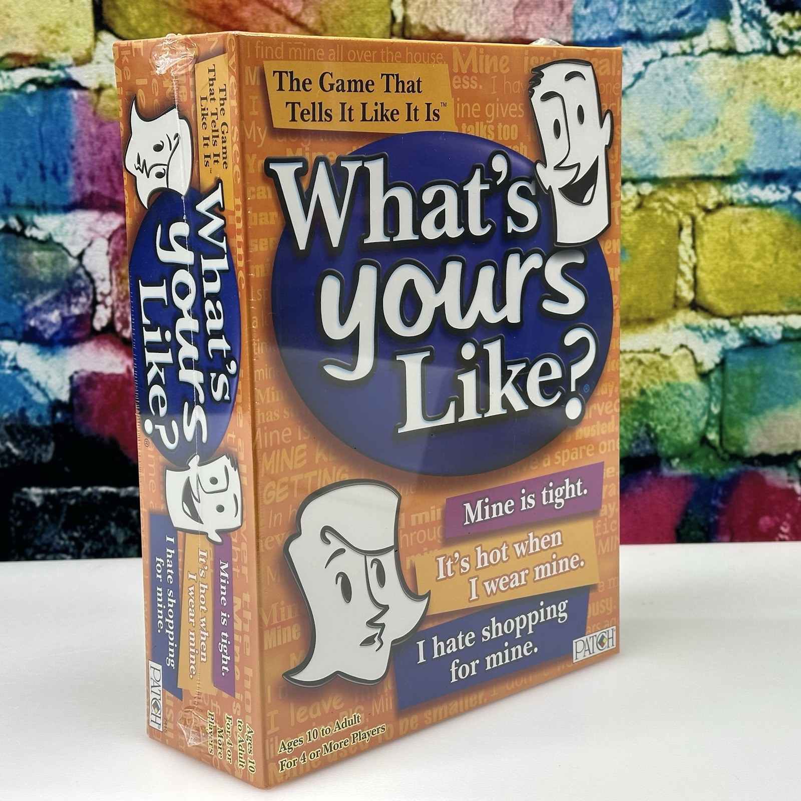 What’s Yours Like? PATCH 2007 Fun Laughs Family Party Game Ages 10+ Sealed NEW!
