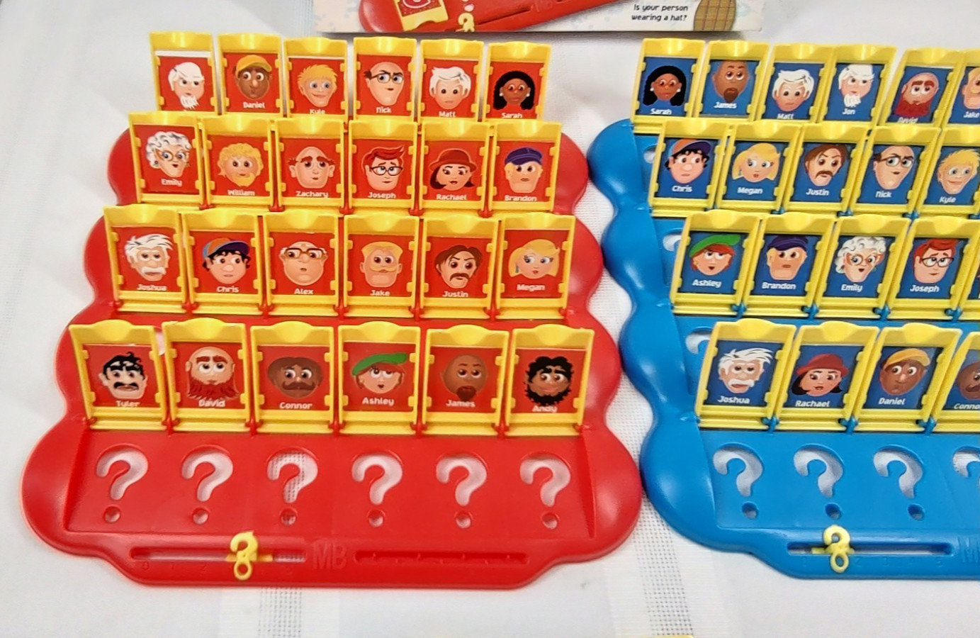 Guess Who ? Board Game Complete 2003 Milton Bradley Matching Memory Family