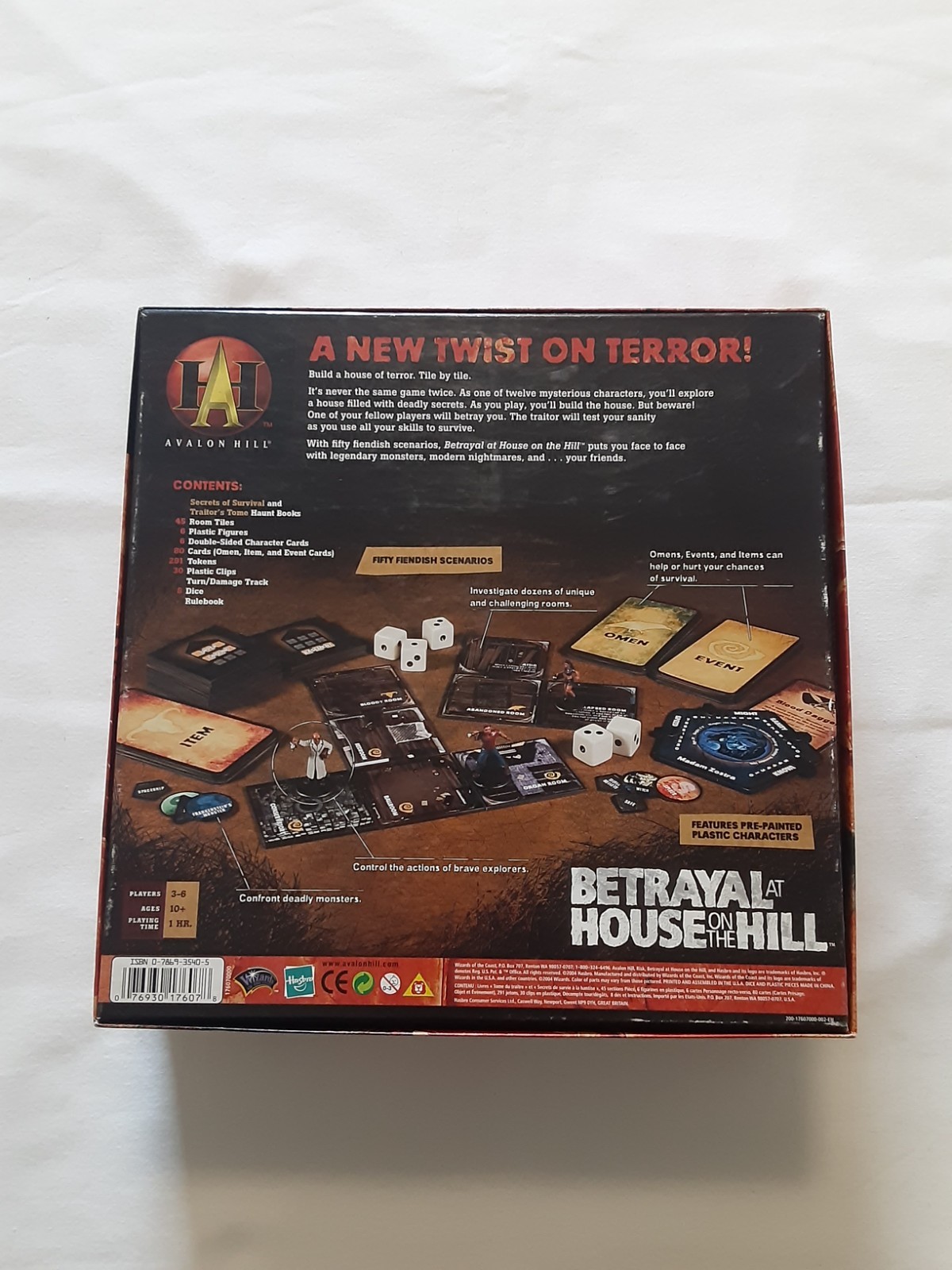 Betrayal at House on the Hill 1st Ed / Betrayal at Mystery Mansion – Excellent!