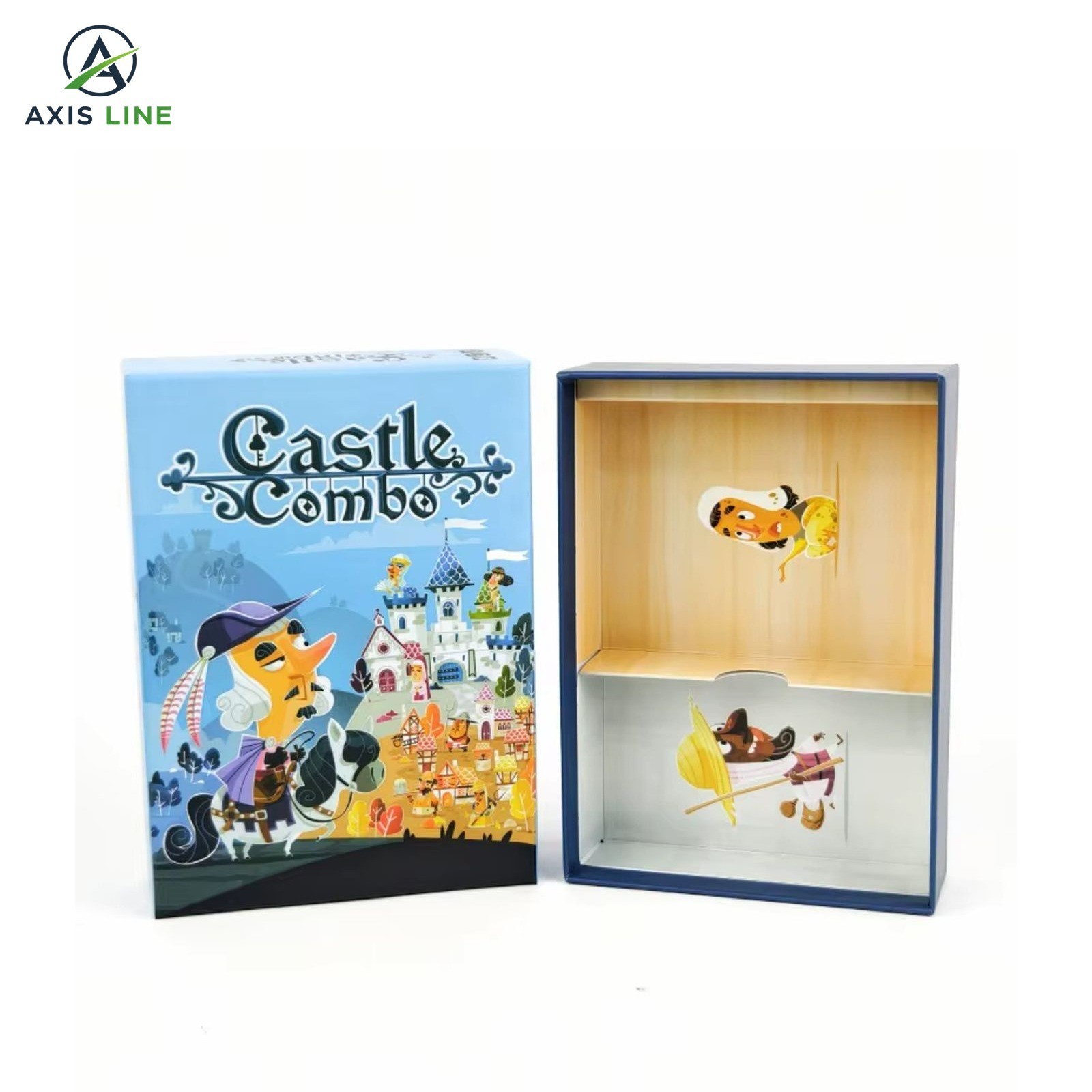 Castle Combo Board Game 2-5 Players English Version Strategy Game for Party/Fami