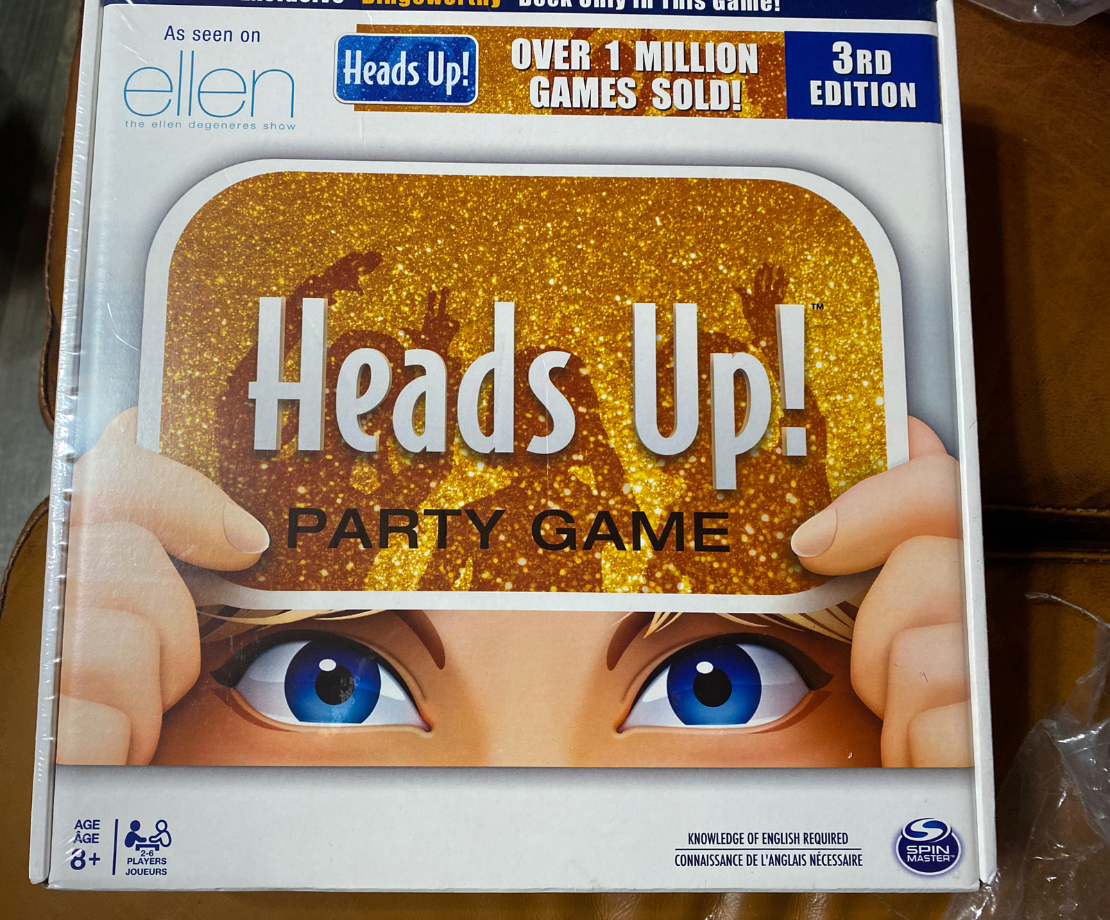 Heads Up Family Party Game As Seen On Ellen Ages 8+ NEW Sealed