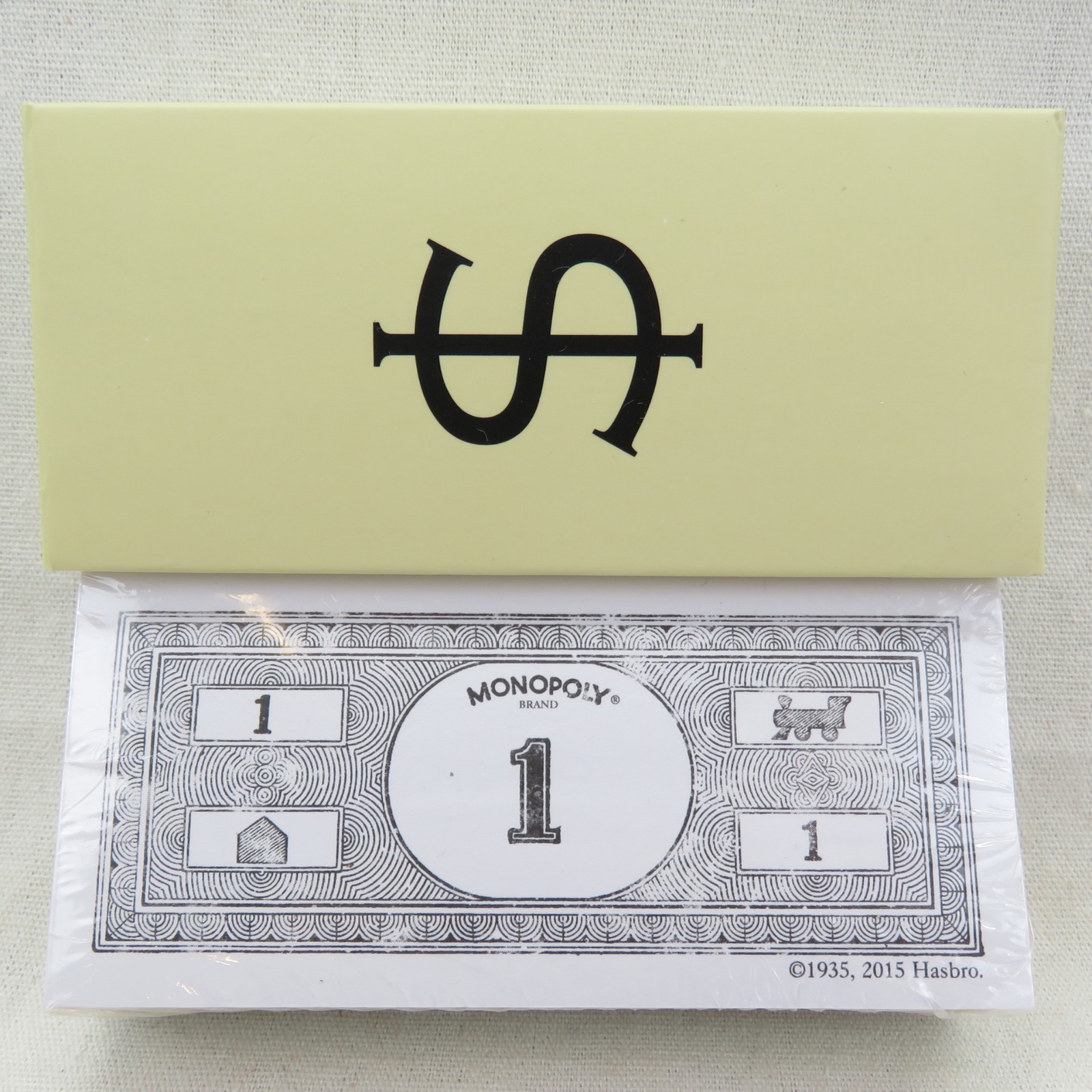 Standard Edition Replacement Monopoly Money IN SHRINK 2015 Hasbro