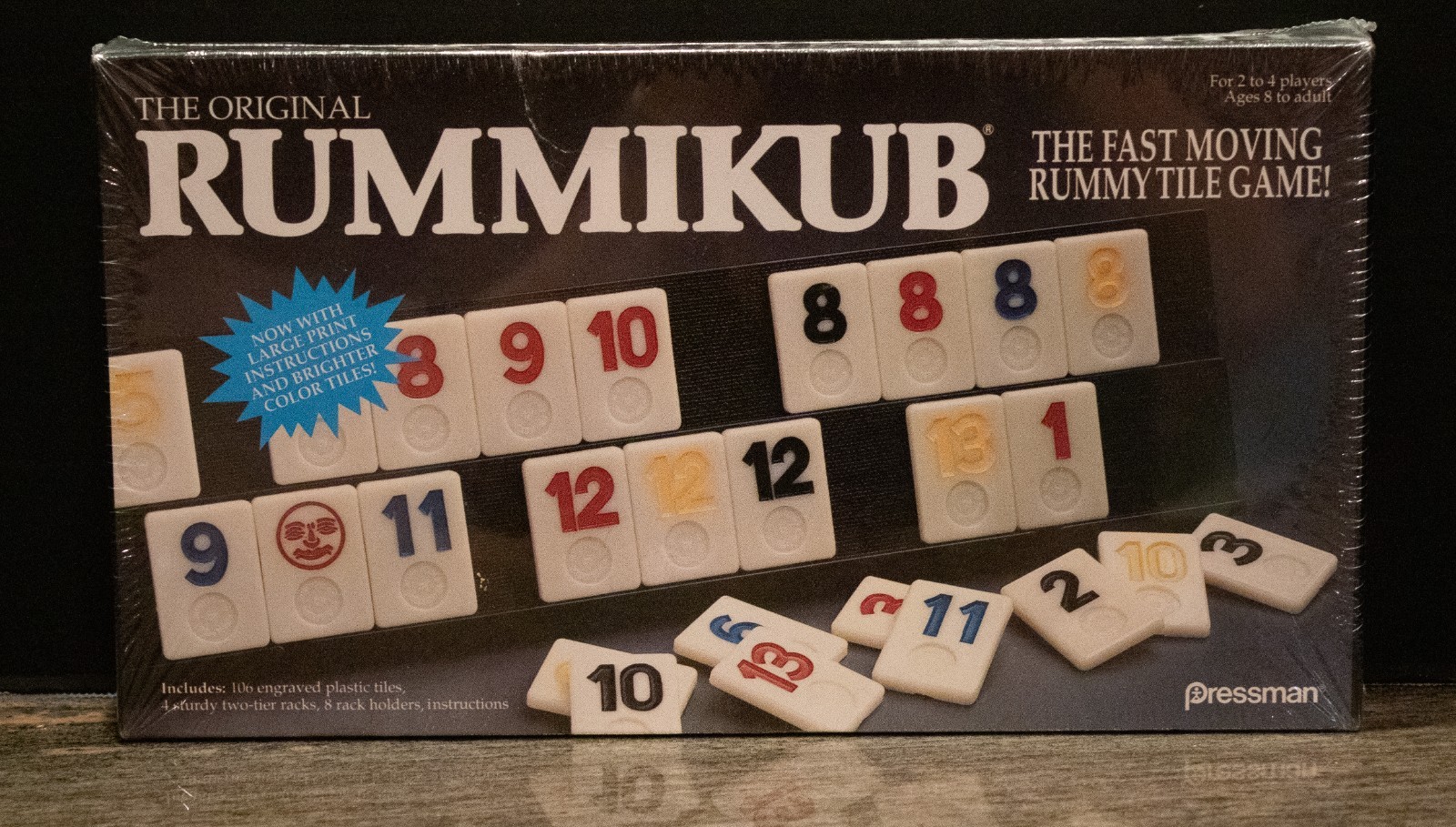 VTG NIB The Original RUMMIKUB Game Pressman 1990 Edition FACTORY SEALED