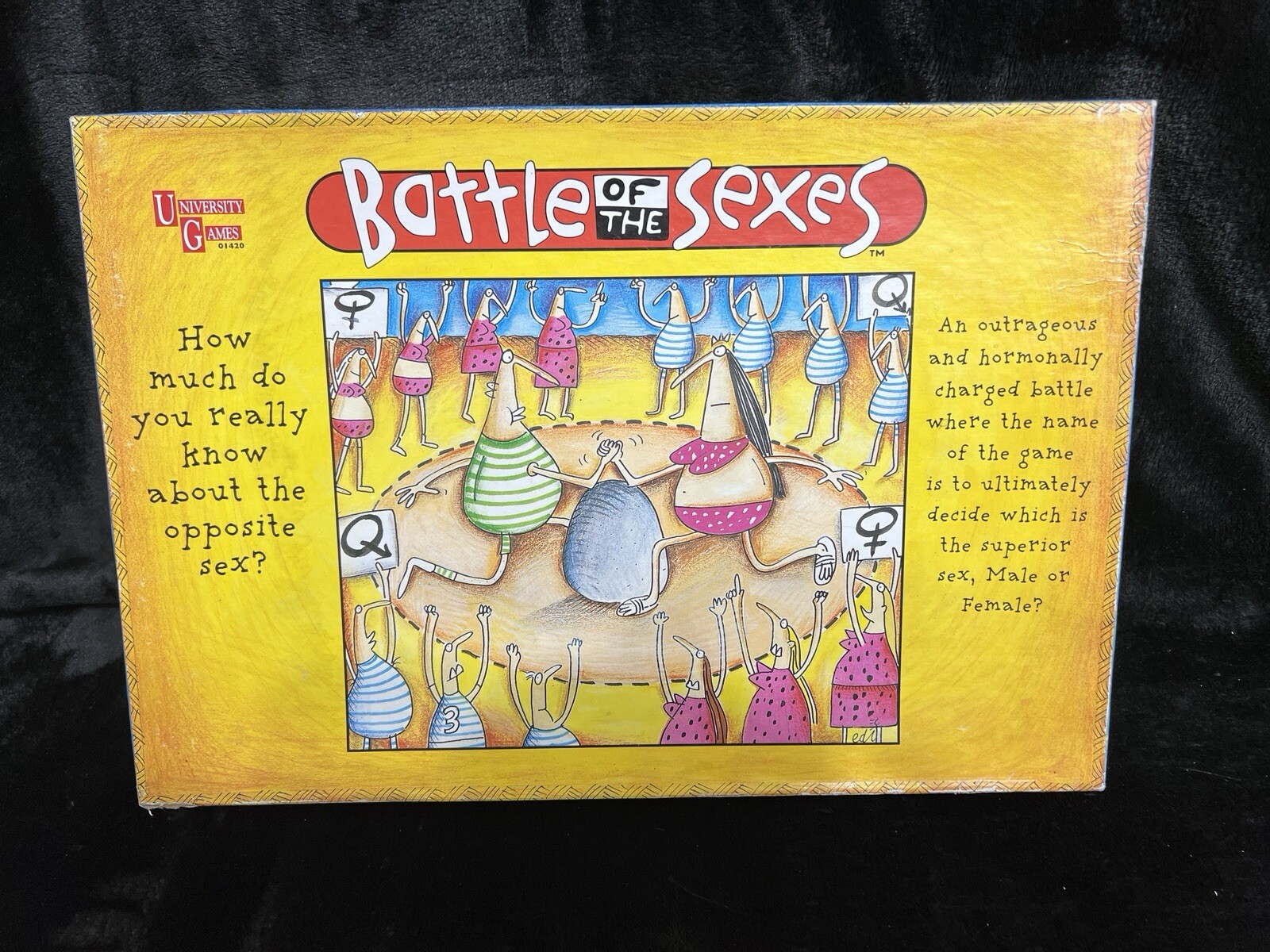 Battle Of The Sexes Board Game Used Once Great Condition Mild Box Damage See Pic