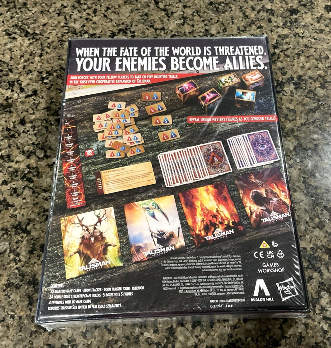 Talisman Alliances Fate Beckons Board Game Expansion for Talisman 5th Edition