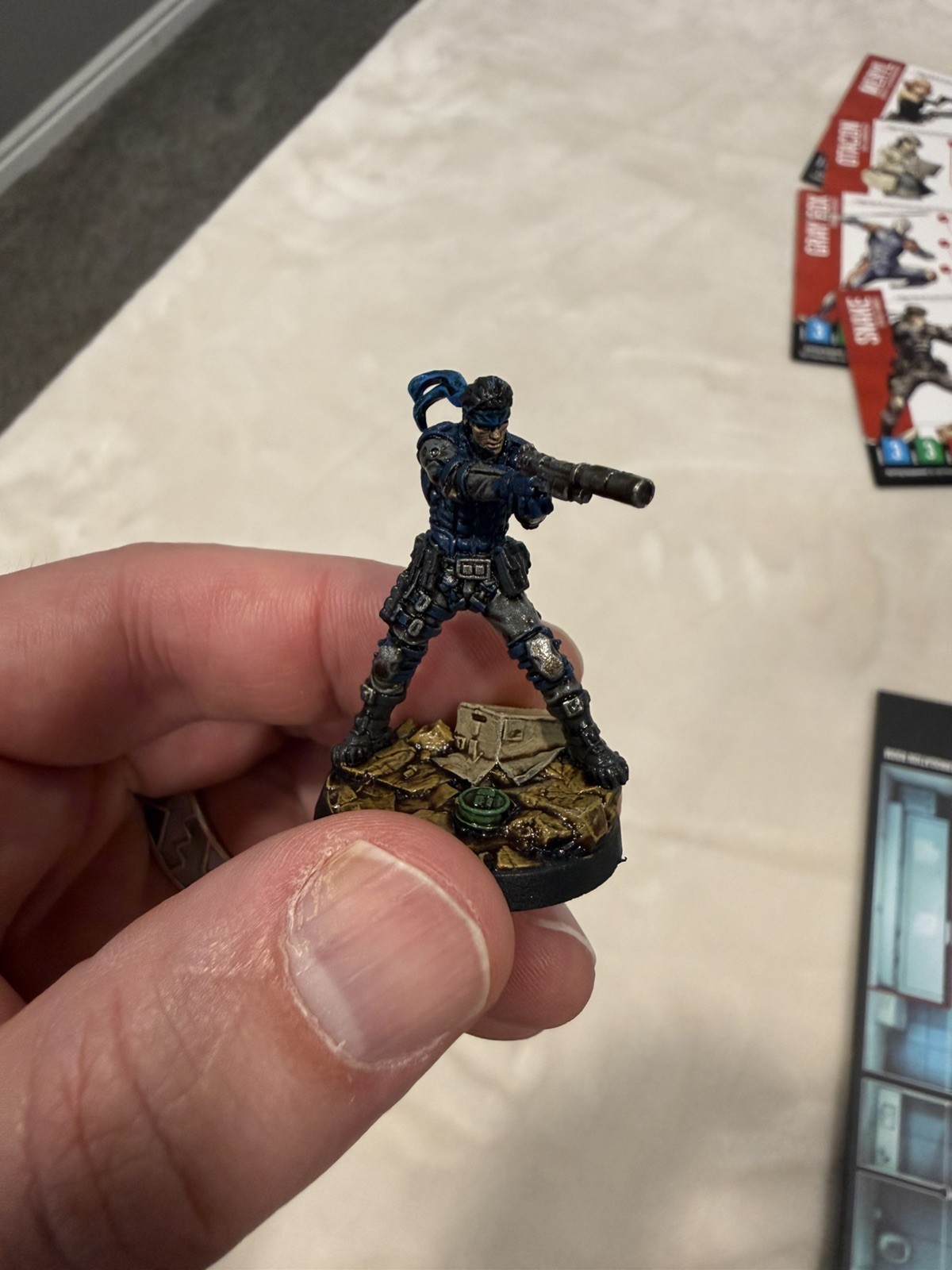 Metal Gear Solid: The Board Game Standard Edition by CMON. Painted