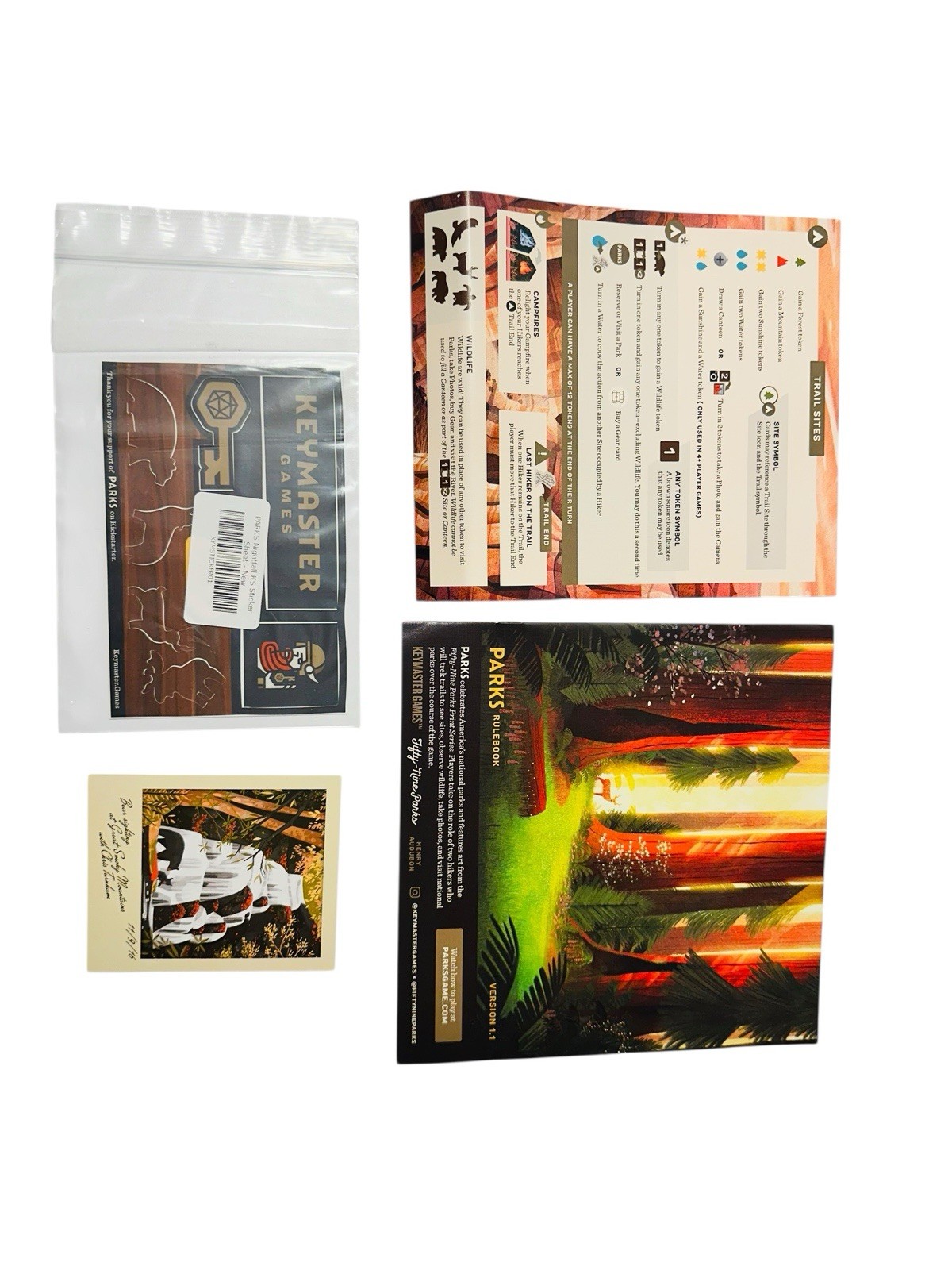 Parks Keymaster Henry Audobon Board Game Fifty-Nine Parks Box Bears COMPLETE