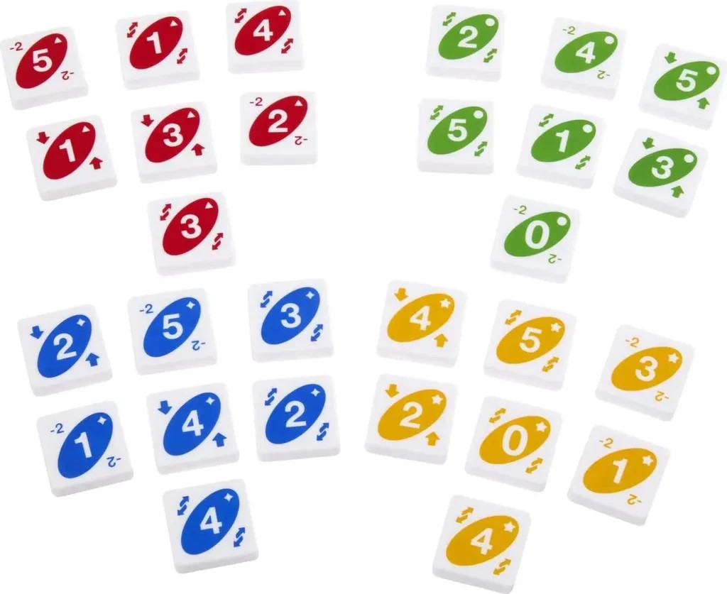 Uno Quatro, Mattel Games, sort bricks by colors or numbers, new & original packaging