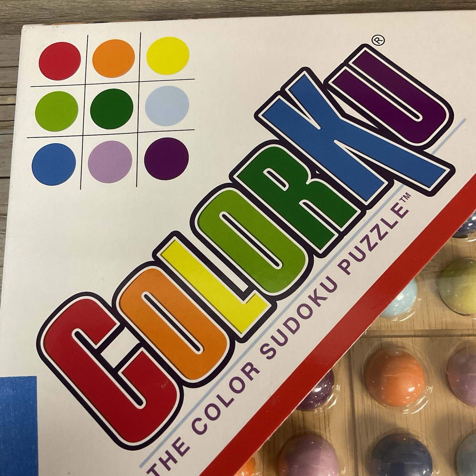 COLORKU Wooden Color Sudoku Puzzle Game 100% COMPLETE 2006
