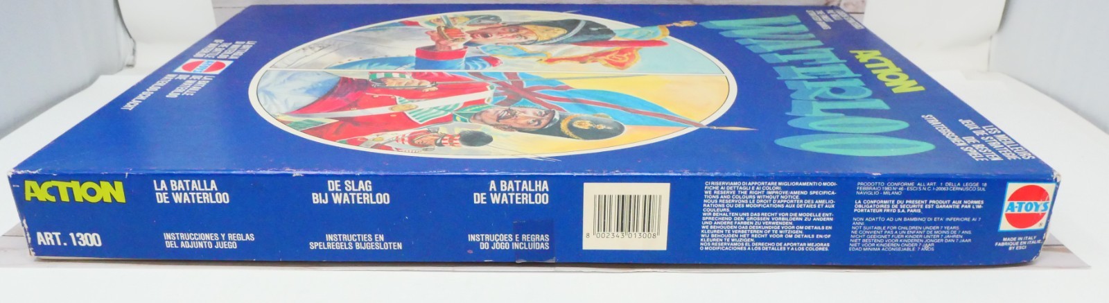Esci A-Toys 1300 Action Waterloo, The Battle of Waterloo Board Game, Complete