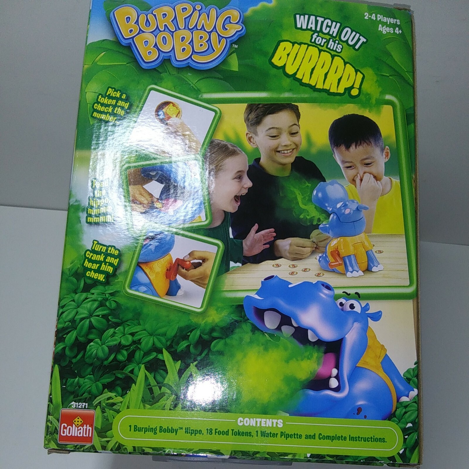 Burbing Bobby Game Goliath Games “Watch Out For His Burbs 2-4 Player Game Age 4+