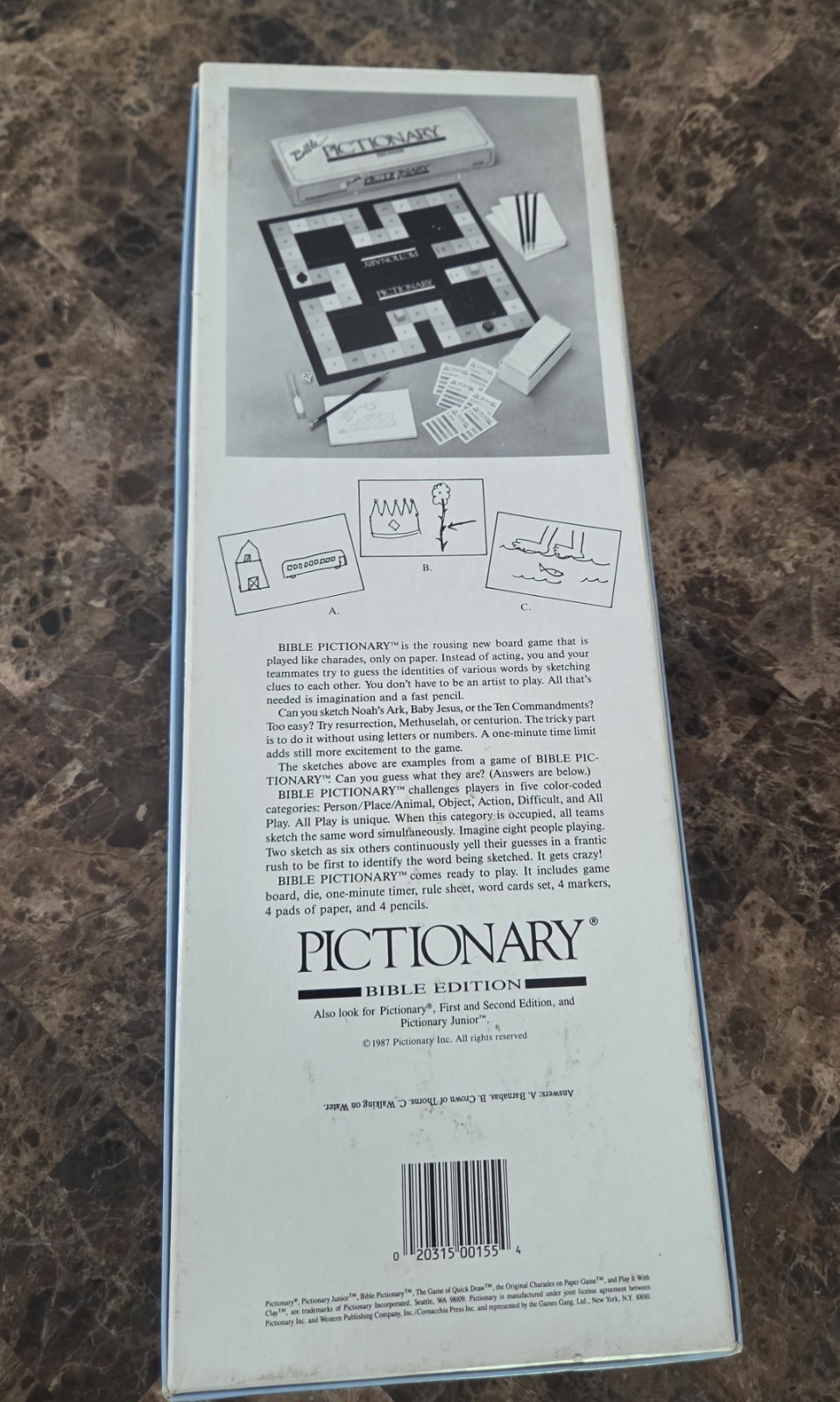 Vinatge 1987 Bible Pictionary First Edition Complete & Excellent Condition