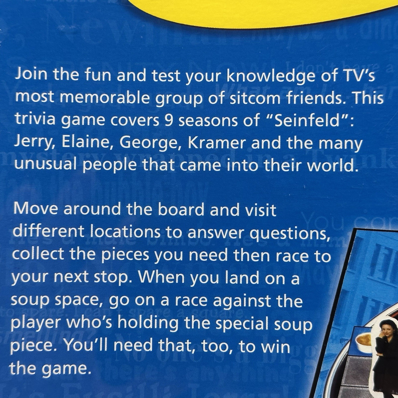 Seinfeld TRIVIA GAME BOARD GAME 2009 PRESSMAN Adult 2-4 Players Jerry Sealed NEW