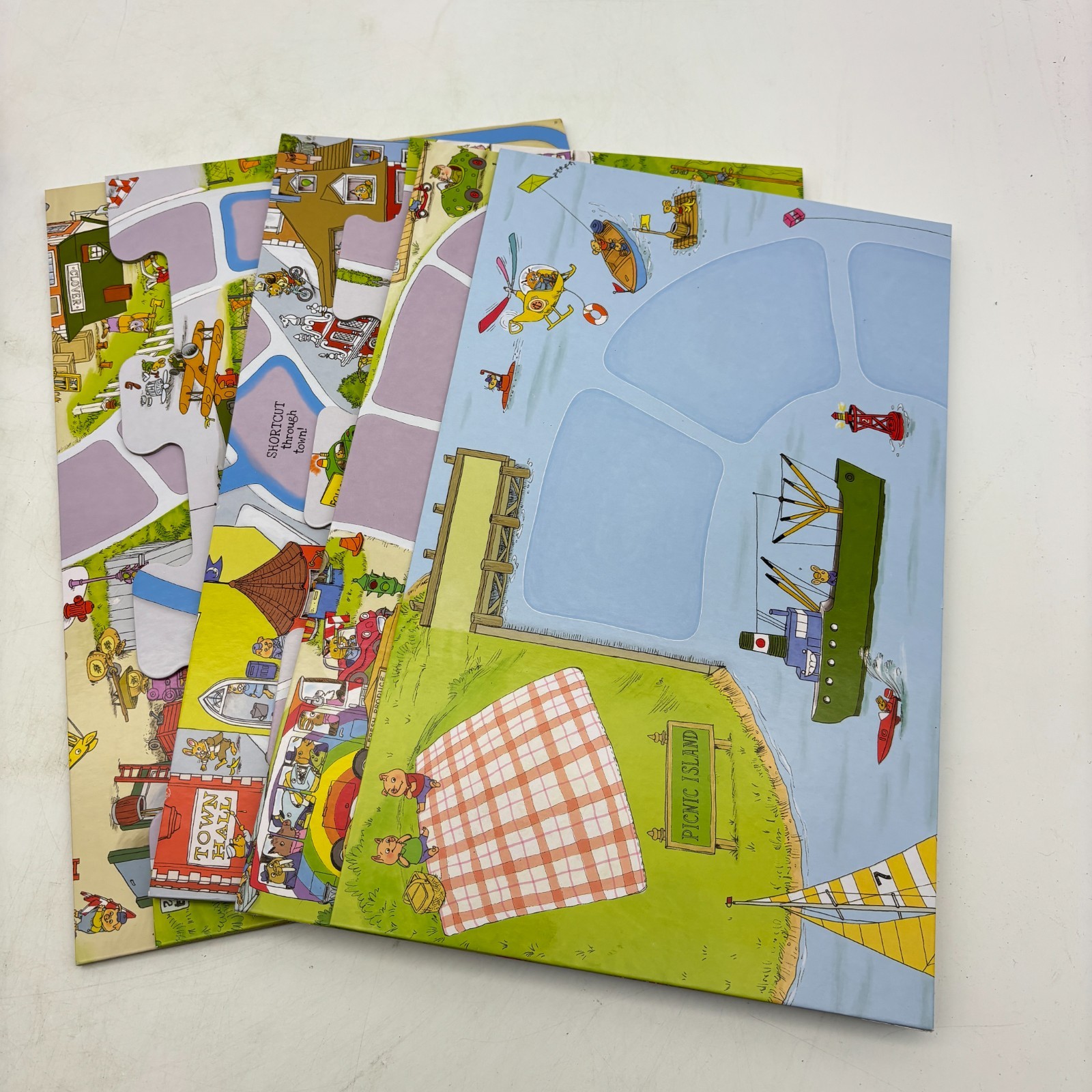 Richard Scarry’s Busytown Eye Found It Game COMPLETE Wonder Forge 2012 Kids