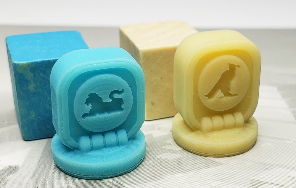 Imhotep: Builder of Egypt Player Tokens 6pcs | Multi-colored 3d Printed Pieces
