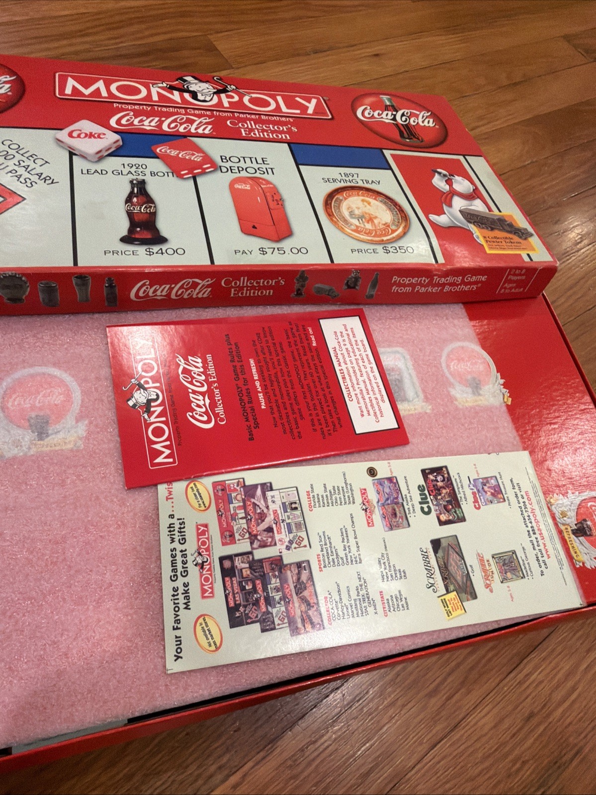 Monopoly Coca Cola Collector’s Edition COMPLETE