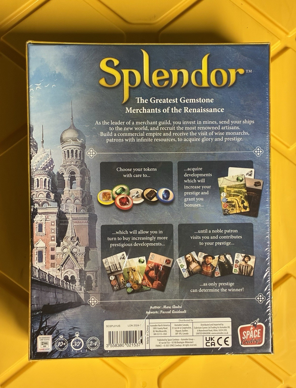 Splendor by Marc André, NEW sealed box (Asmodee games)