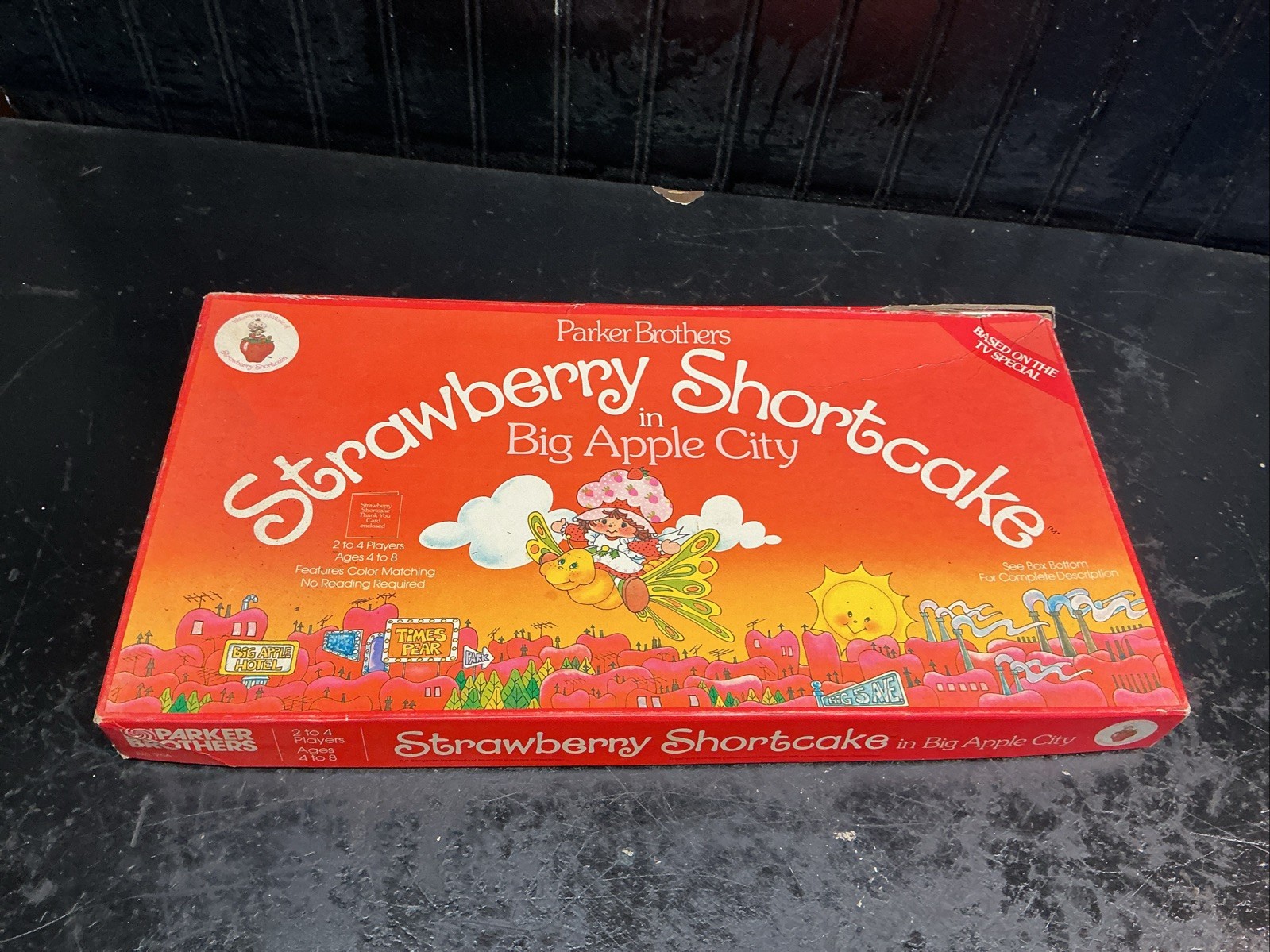 Strawberry Shortcake In the Big Apple Game, Used 1981, Parker Brothers