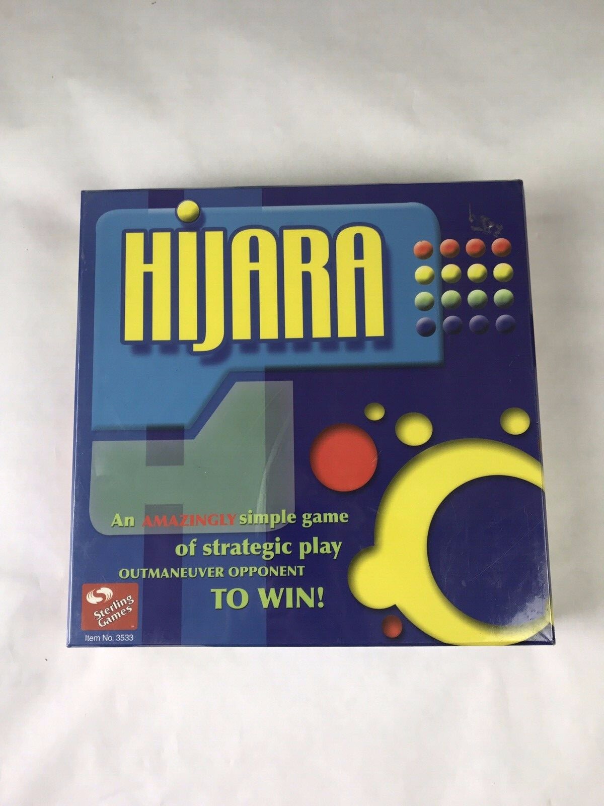 Hijara Strategy Board Game 2003 Sunnywood NO. 3533 Sterling Games – NEW Ages 8+