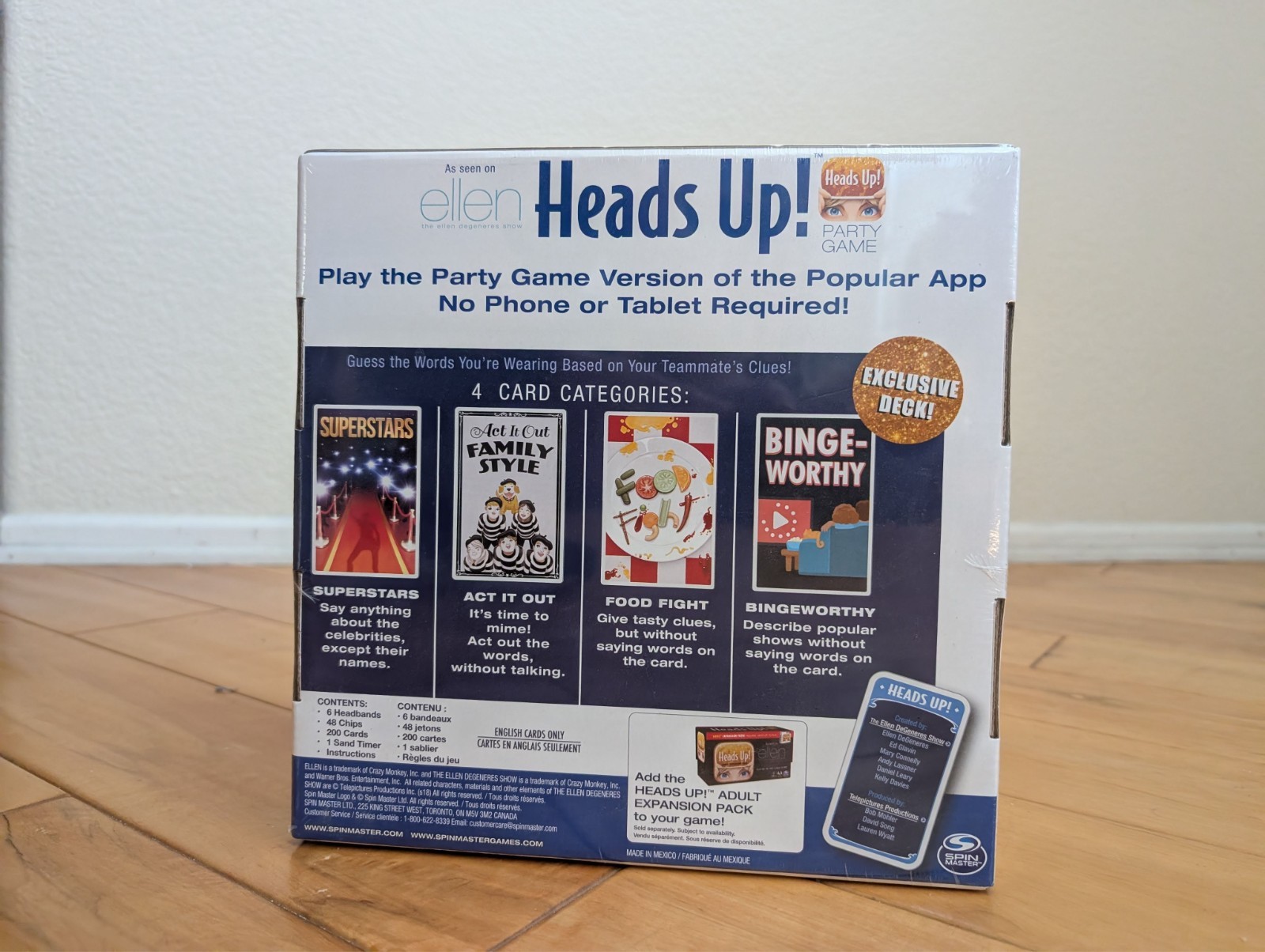 Heads Up Party Game 3rd Edition Word Guessing Game – NEW/SEALED