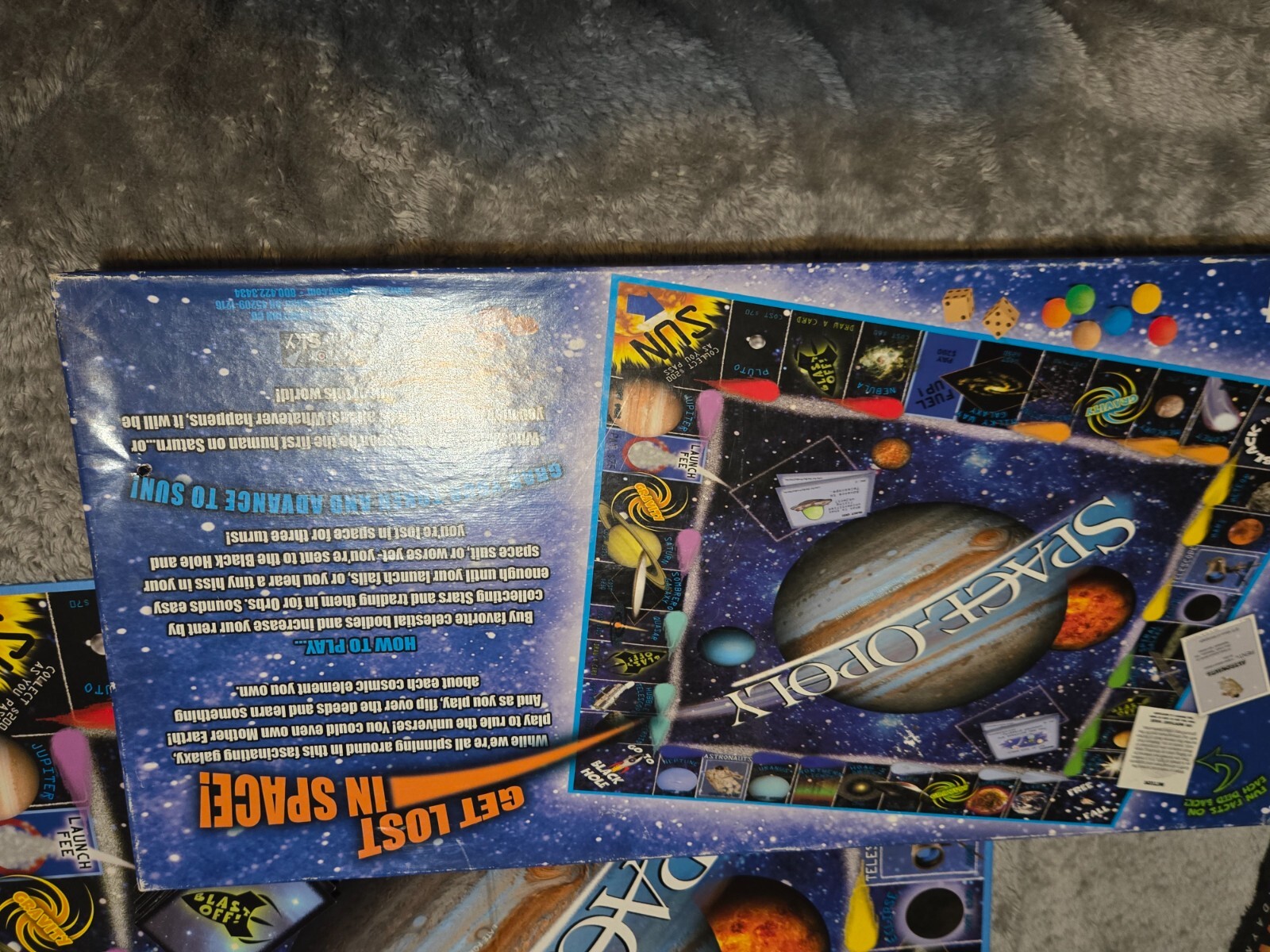 Spaceopoly Property Trading Board Game by Late For The Sky 100% COMPLETE